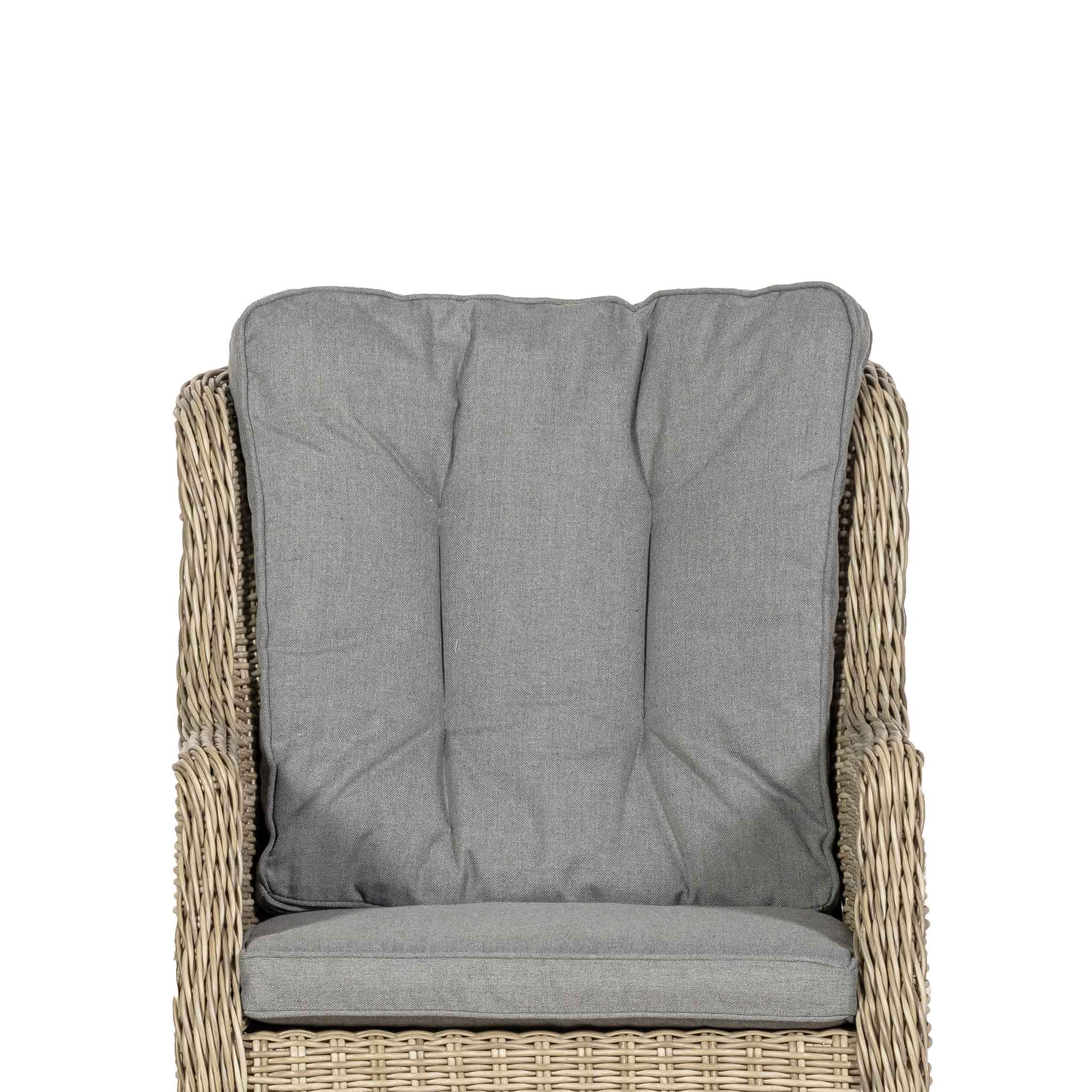 Wentworth 2 Seat Highback Rattan Bistro Set - Image 7