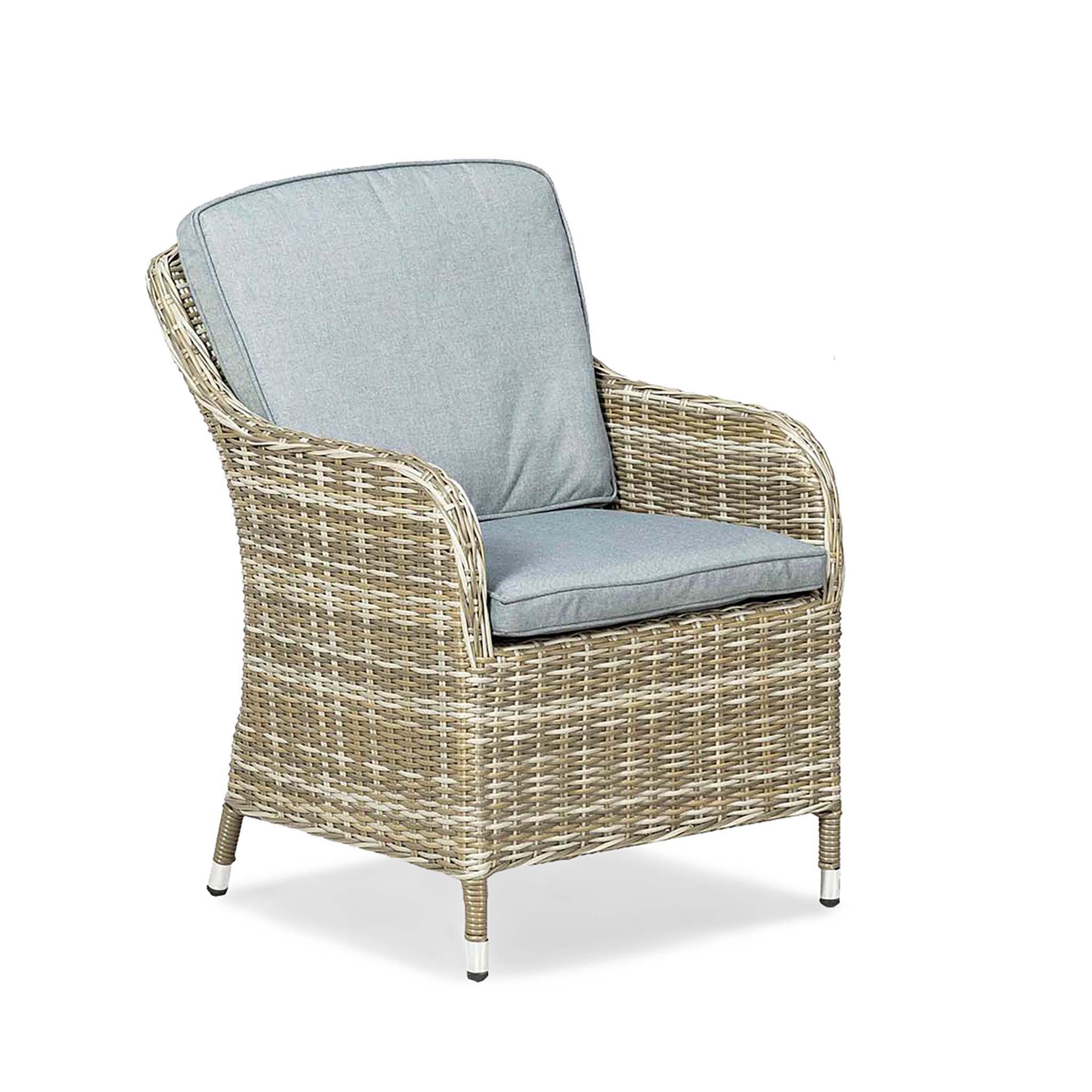 Wentworth 6 Seat 200cm Ellipse Deluxe Rattan Dining Set - Image 8