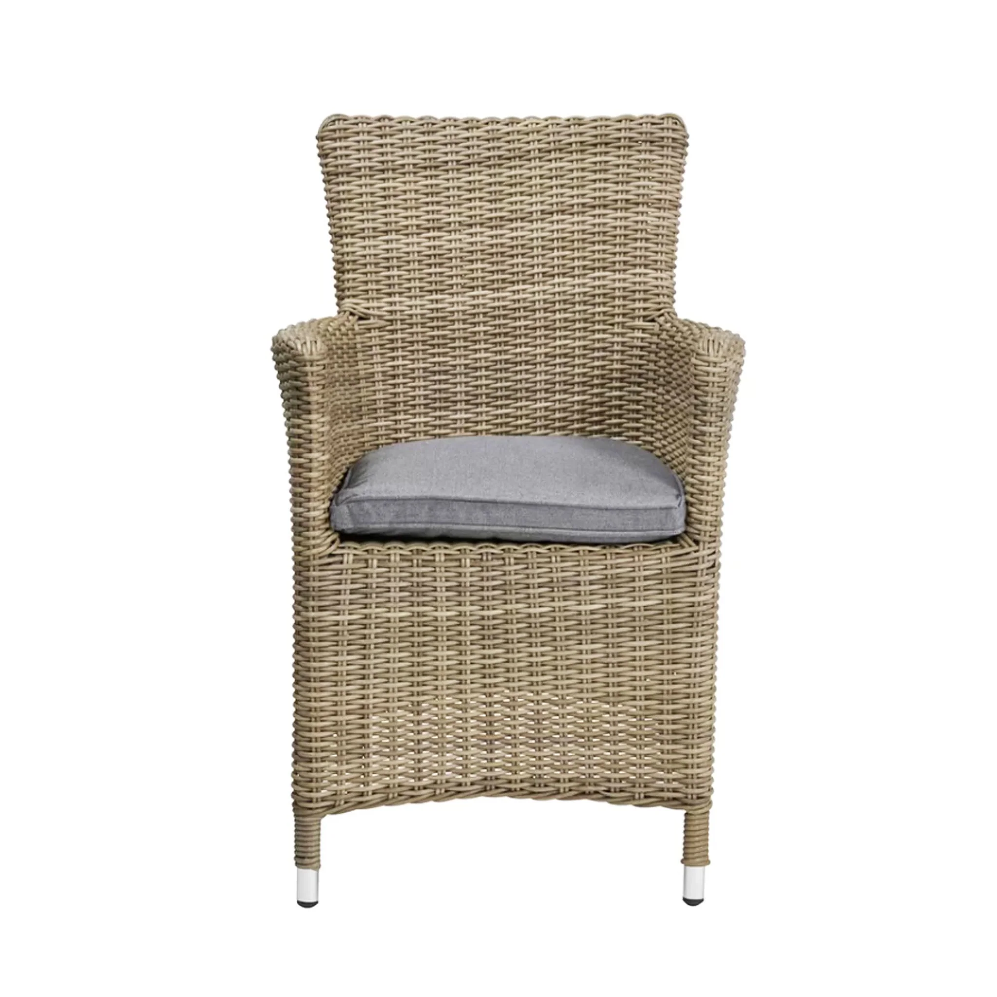 Wentworth 6 Seater Rattan 140cm Round Dining Set - Image 5