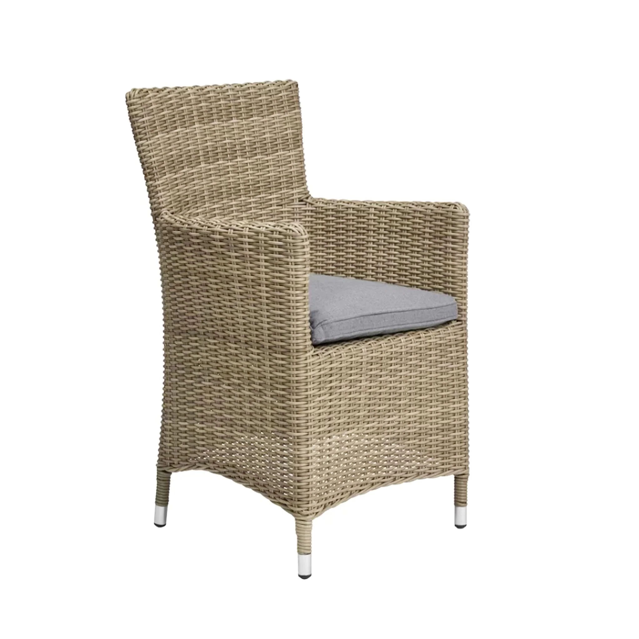 Wentworth 6 Seater Rattan 140cm Round Dining Set - Image 6
