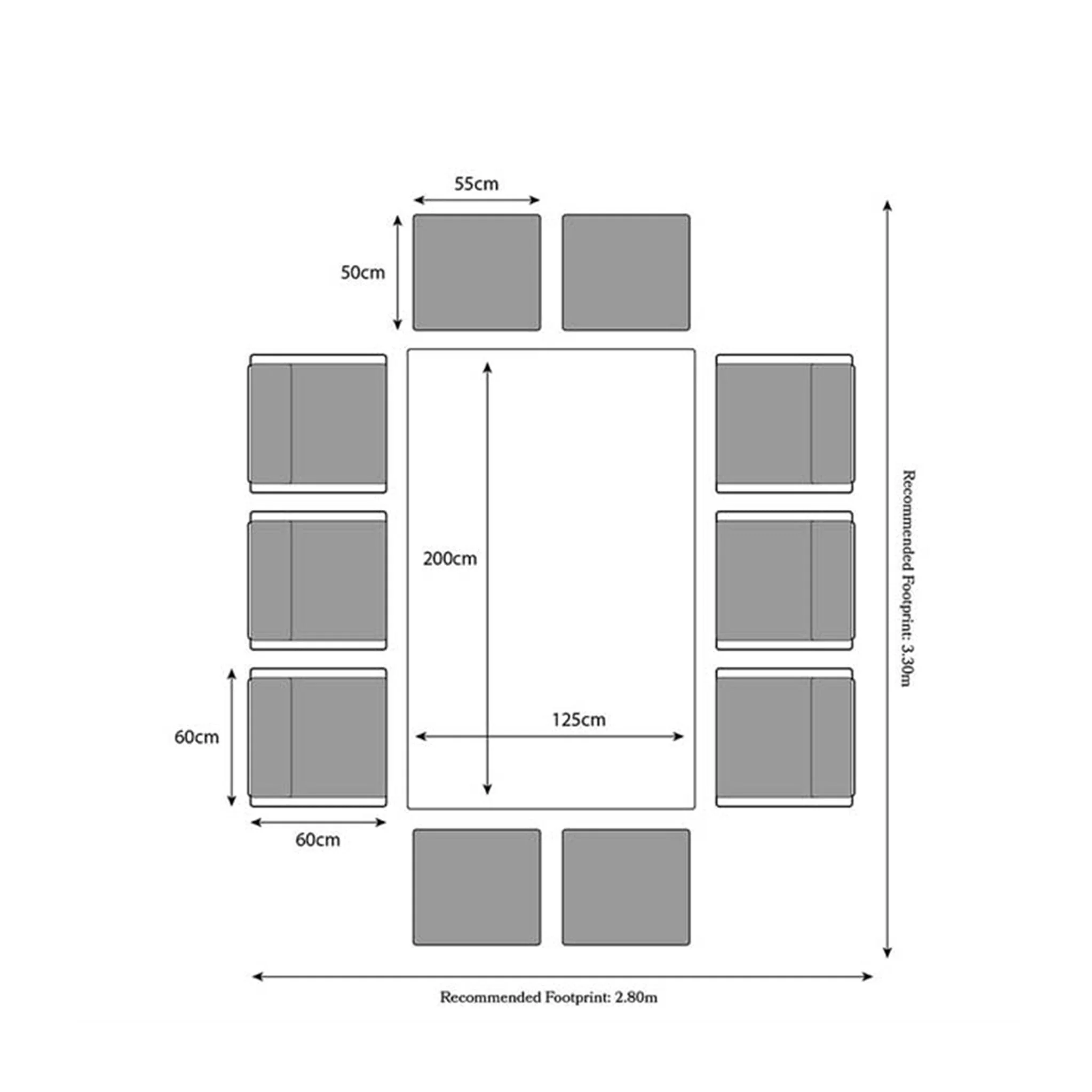Wentworth Rattan 10 Seater Cube Set - Image 16