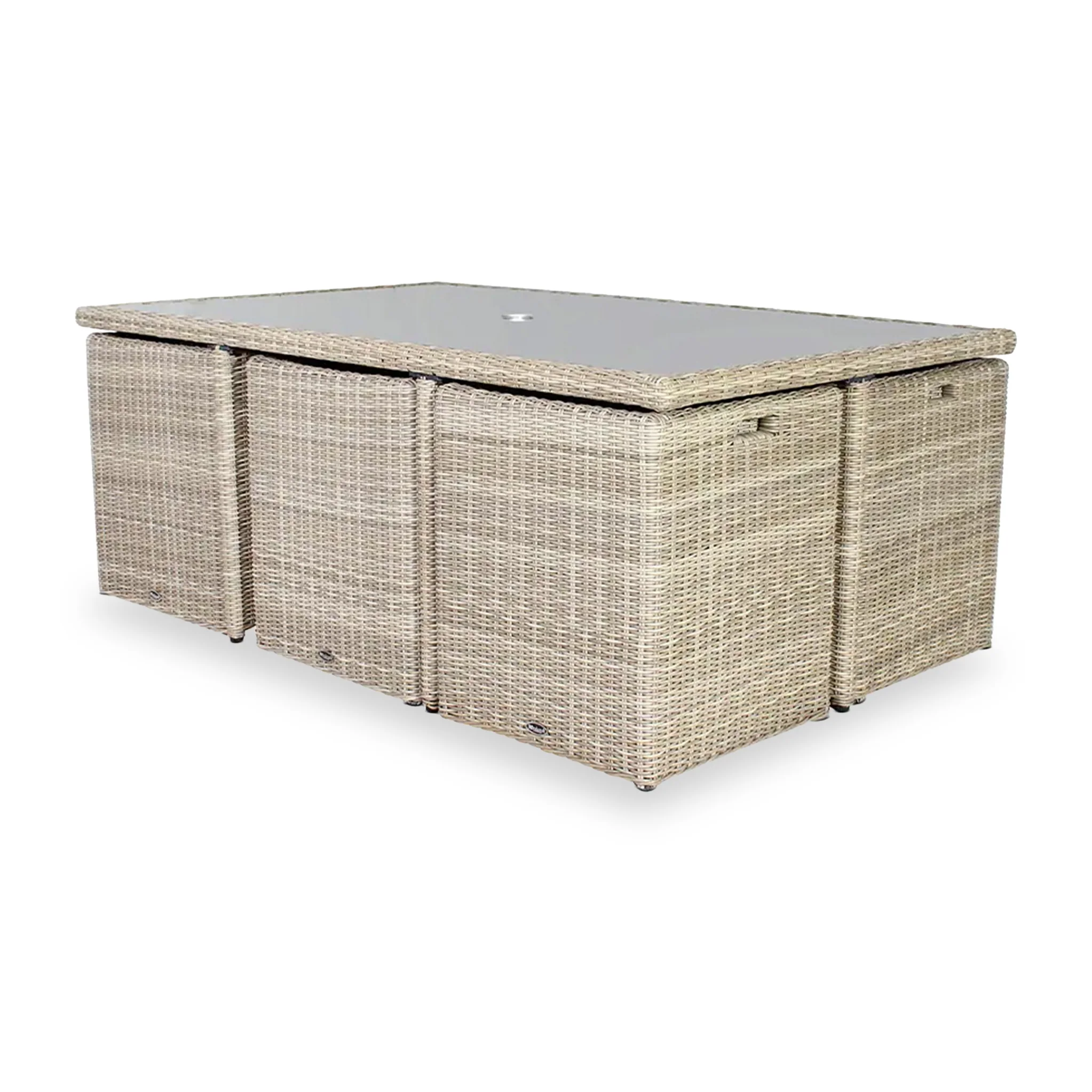 Wentworth Rattan 10 Seater Cube Set - Image 6