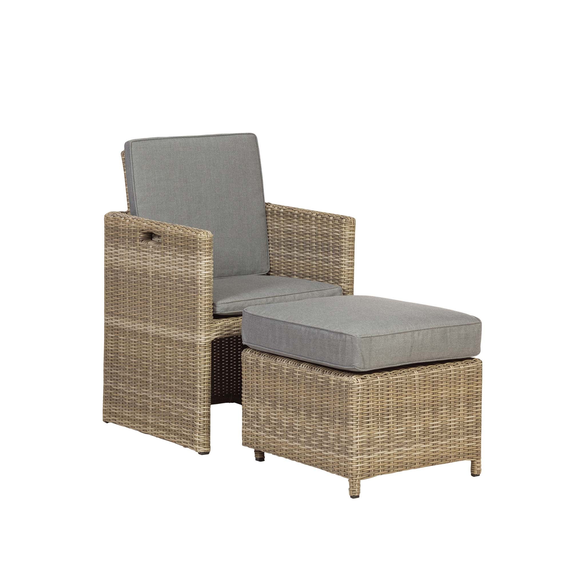 Wentworth Rattan 10 Seater Cube Set - Image 7