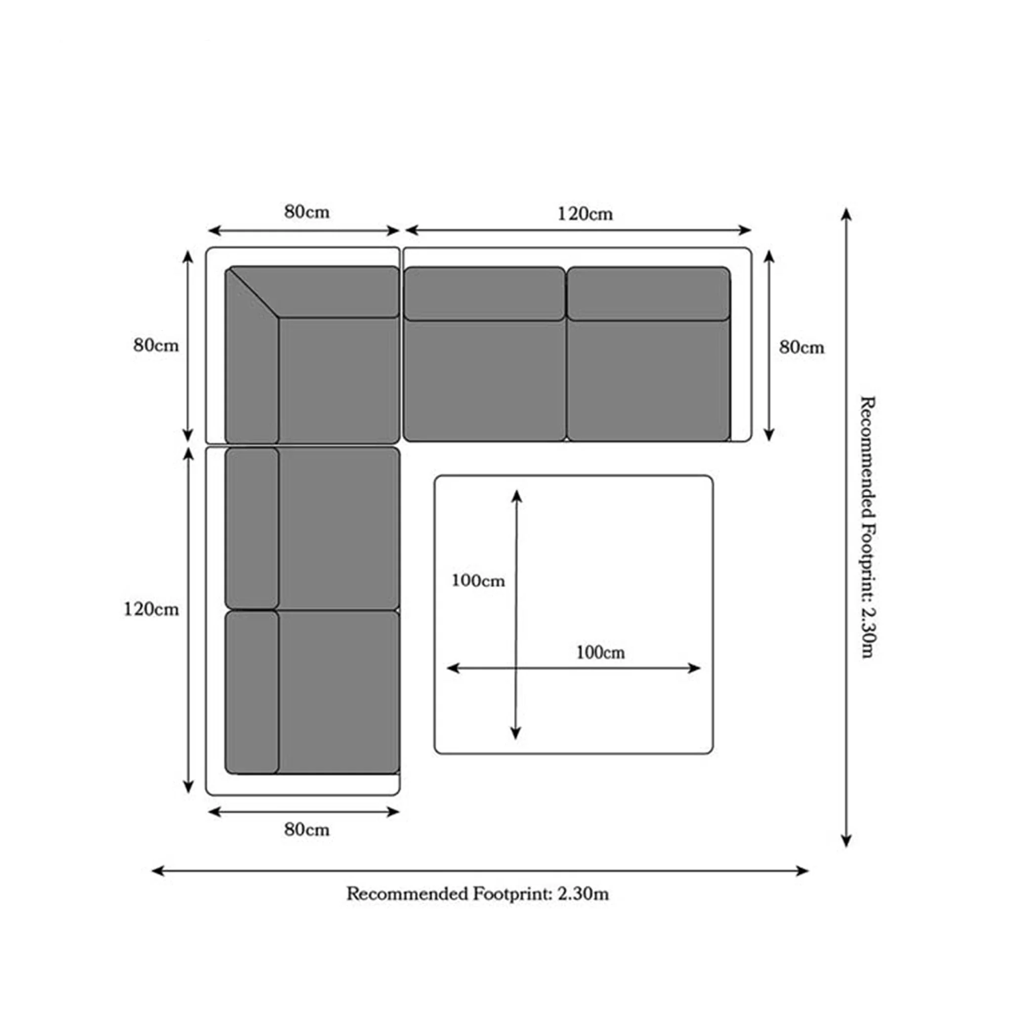 Wentworth Rattan Lounge Dining Set with Rise and Fall Table - Image 14