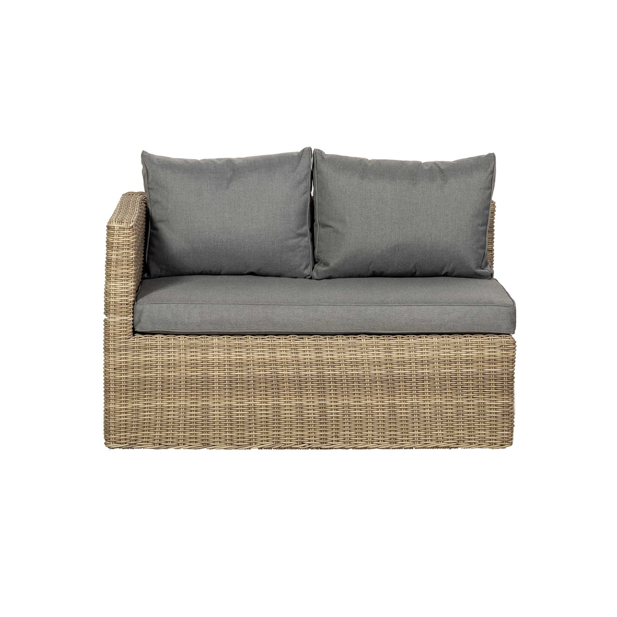 Wentworth Rattan Lounge Dining Set with Rise and Fall Table - Image 6
