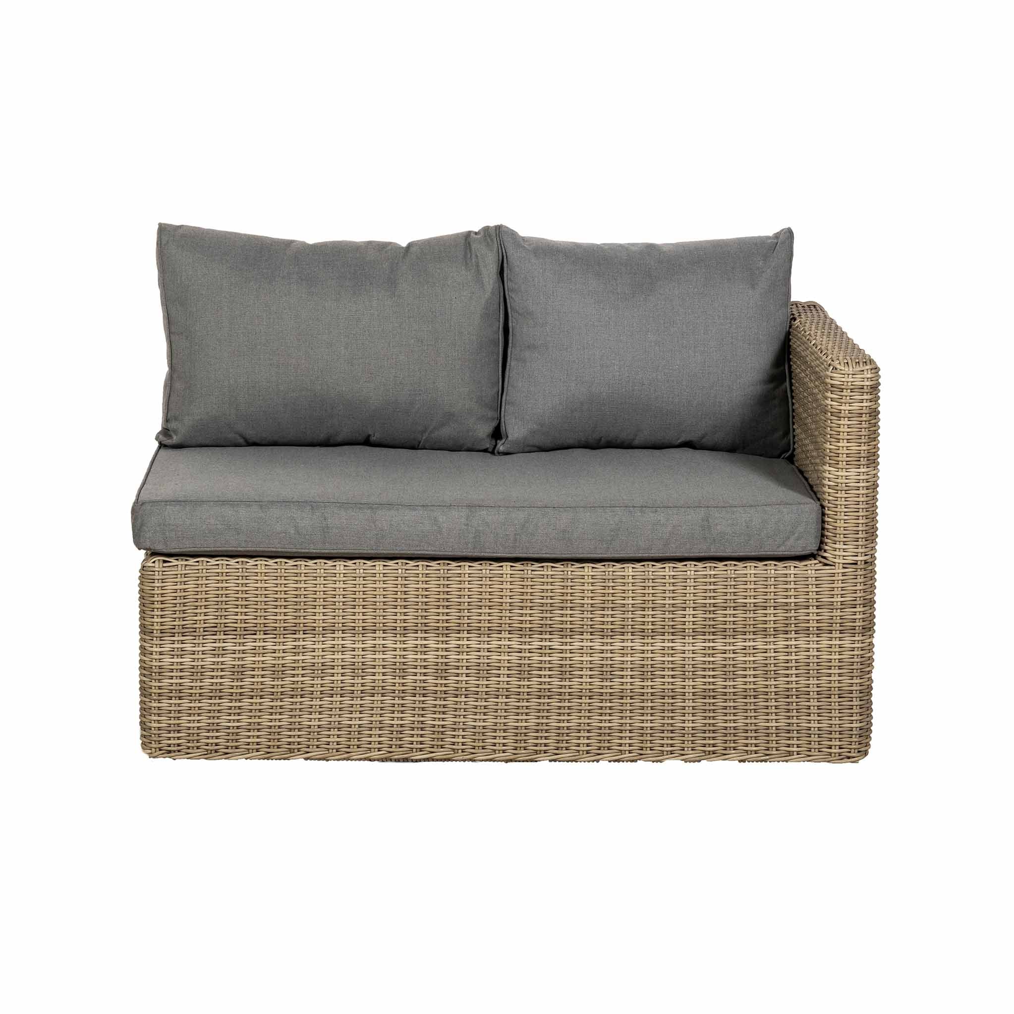 Wentworth Rattan Lounge Dining Set with Rise and Fall Table - Image 8