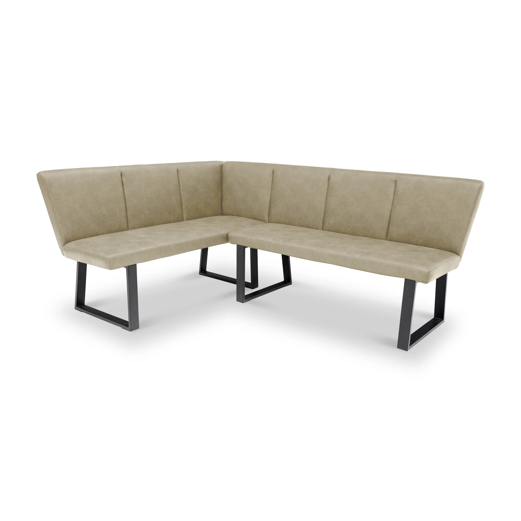 Wesley Faux Leather Corner Dining Bench - Image 4