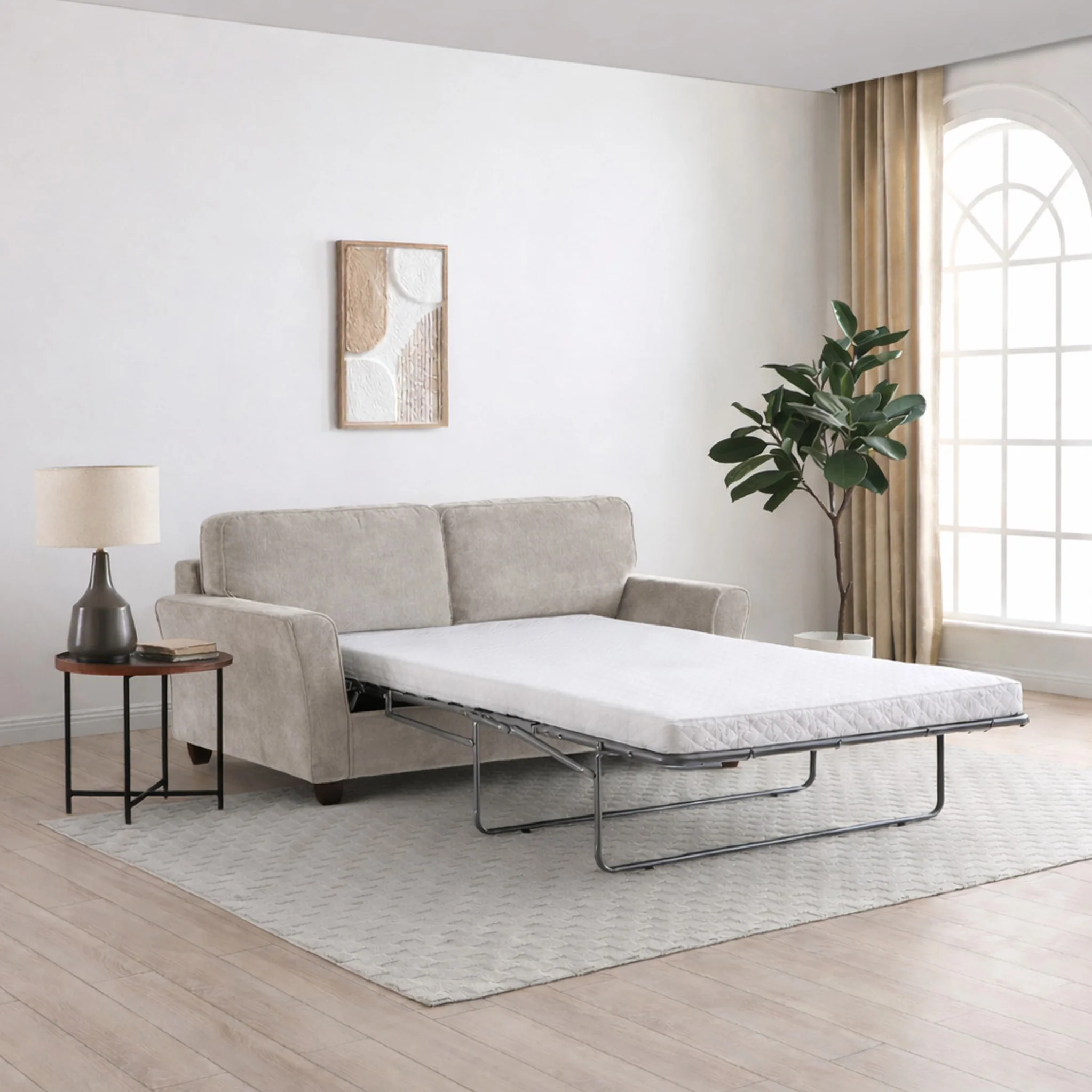 Westcott 2 Seater Sofa Bed With Foam Mattress - Image 12