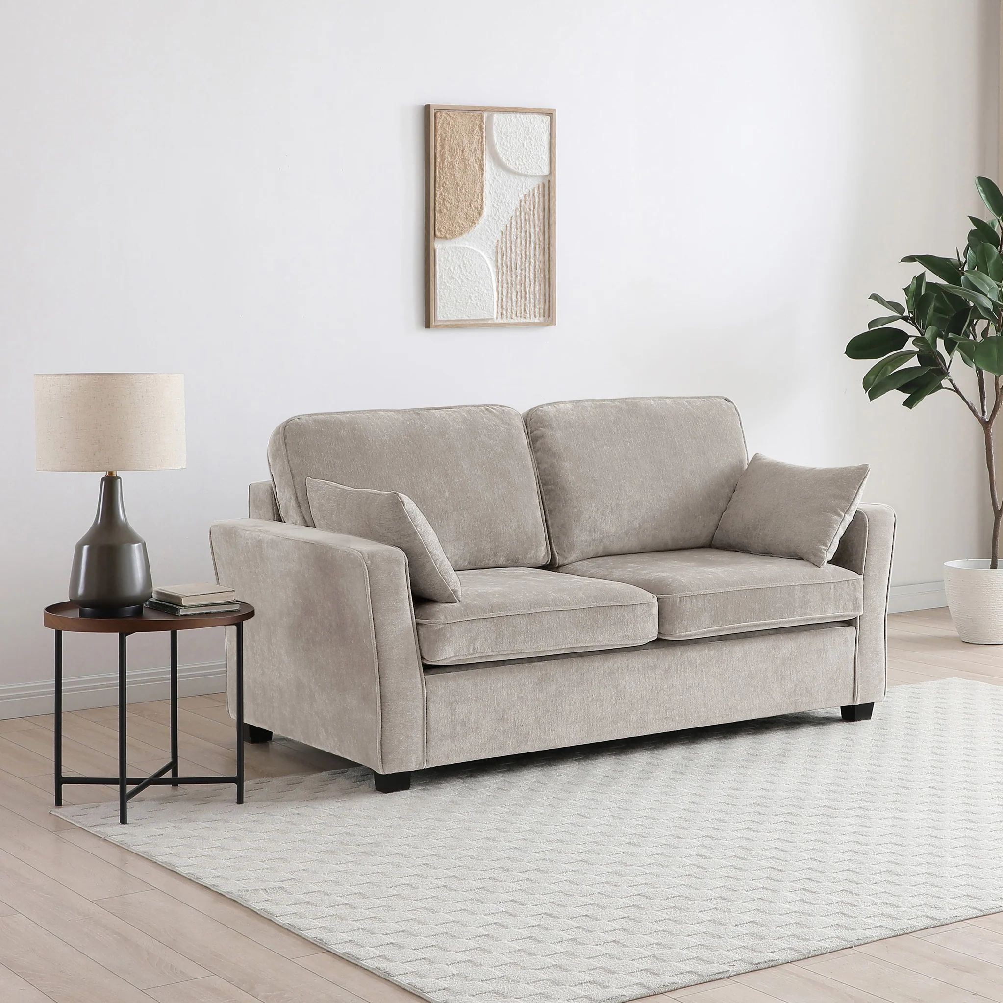 Westcott 2 Seater Sofa Bed With Foam Mattress - Image 13