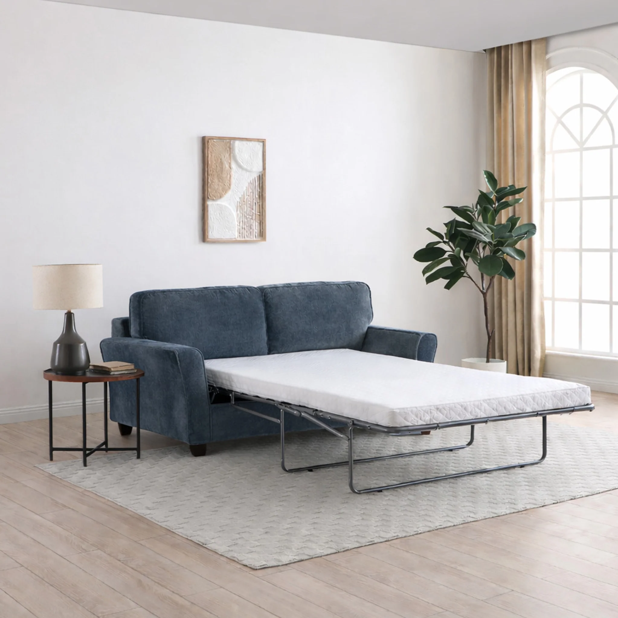 Westcott 2 Seater Sofa Bed With Foam Mattress - Image 21