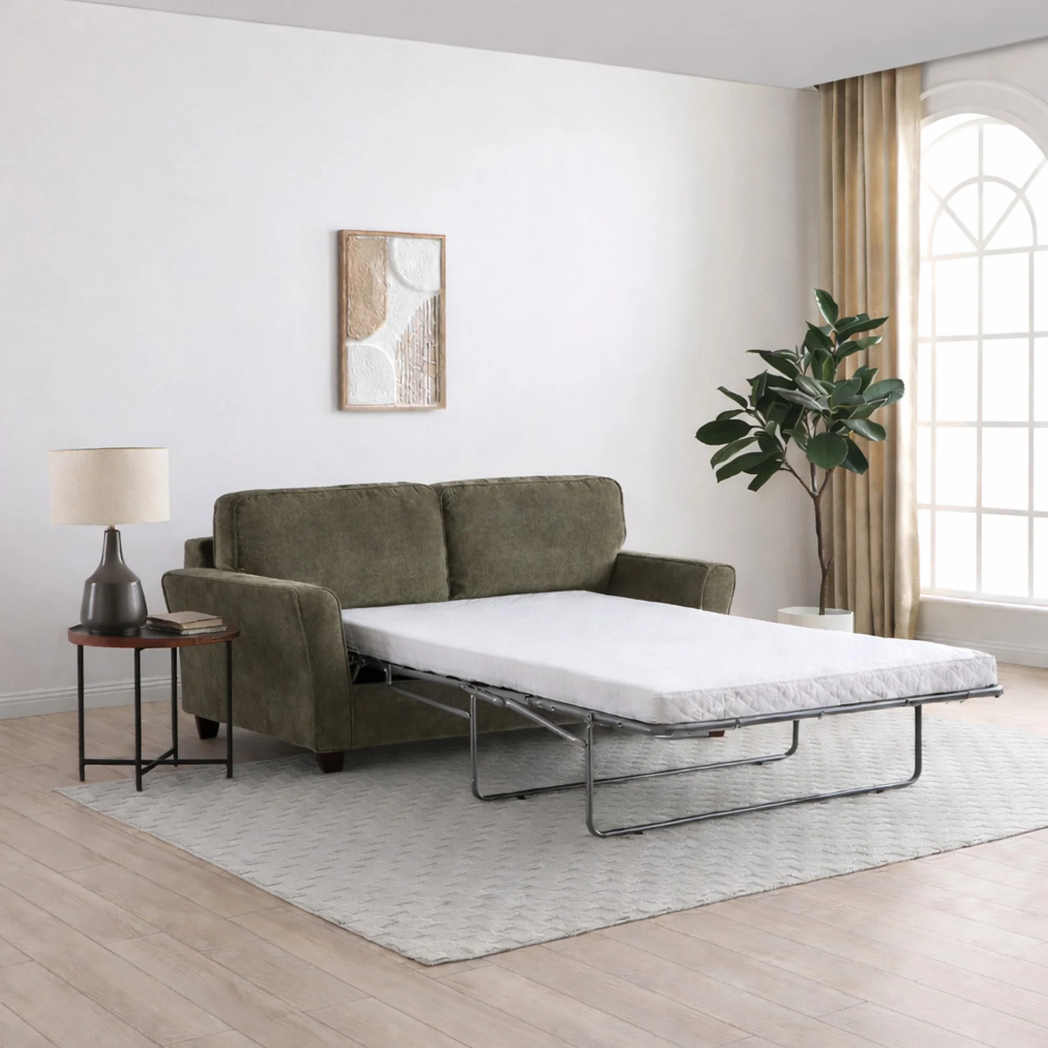 Westcott 2 Seater Sofa Bed With Foam Mattress - Image 3