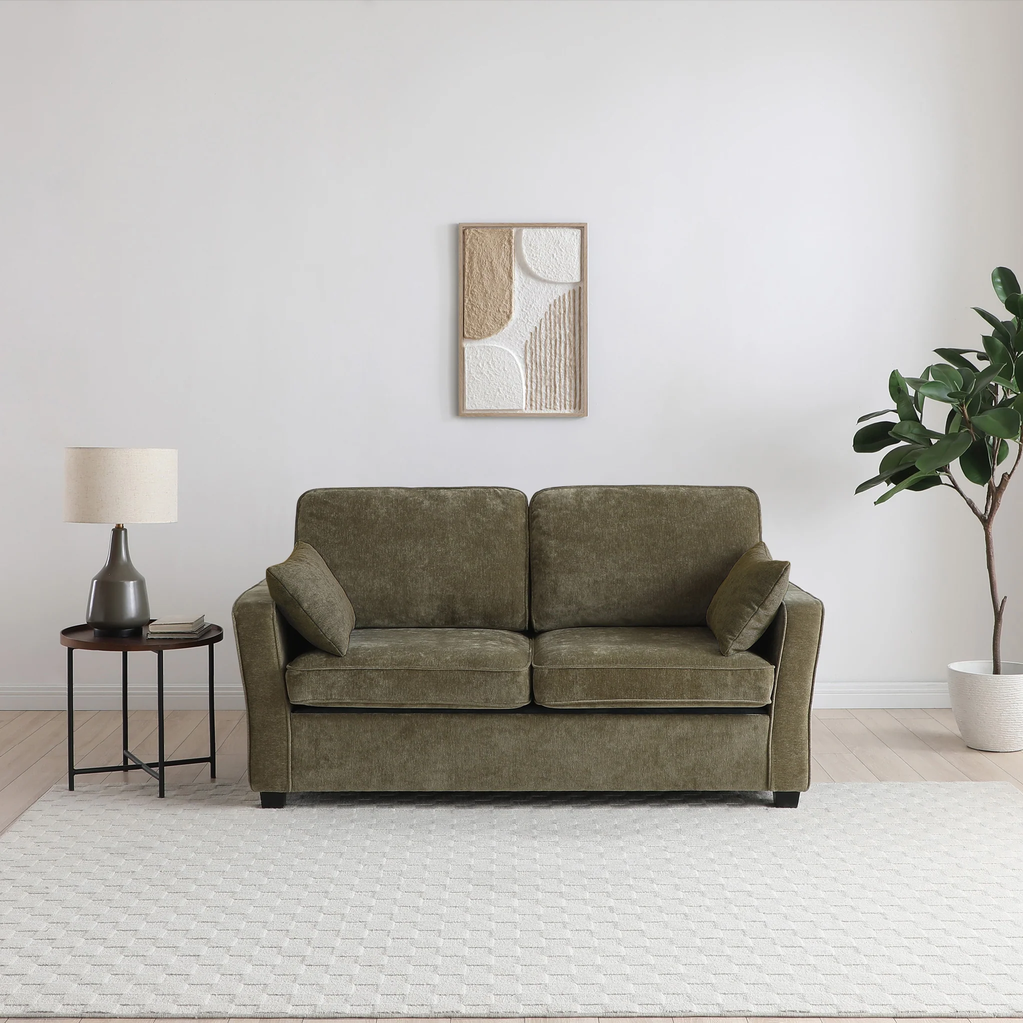 Westcott 2 Seater Sofa Bed With Foam Mattress - Image 5