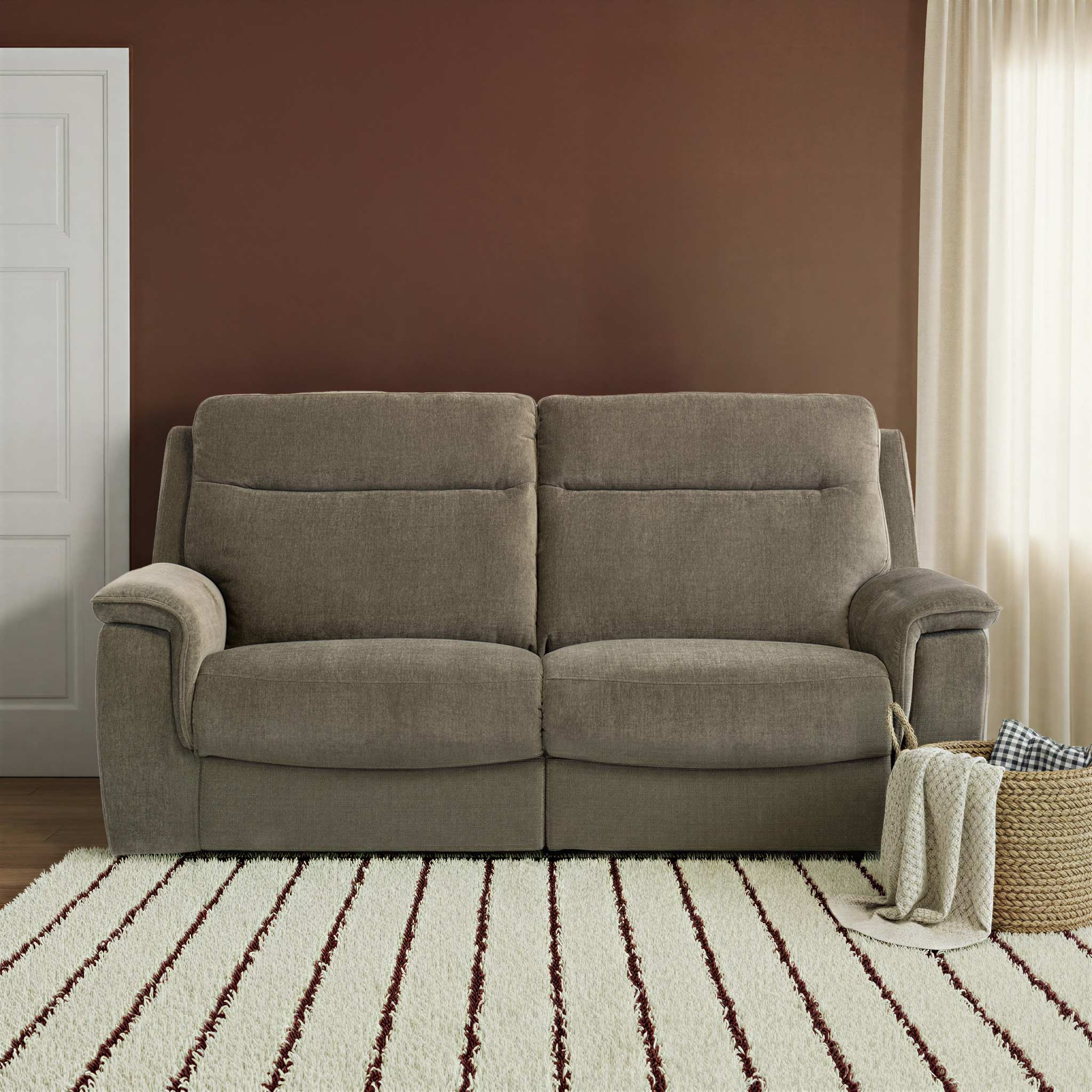 Weston Fabric Power Reclining 3 Seater Sofa - Image 7