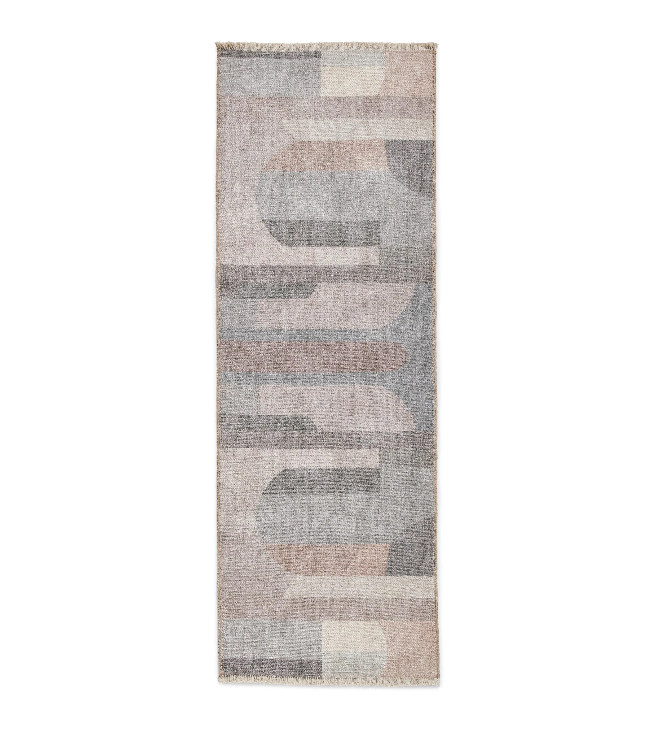 Whitaker Abstract Flatweave Washable Rug - Image 4