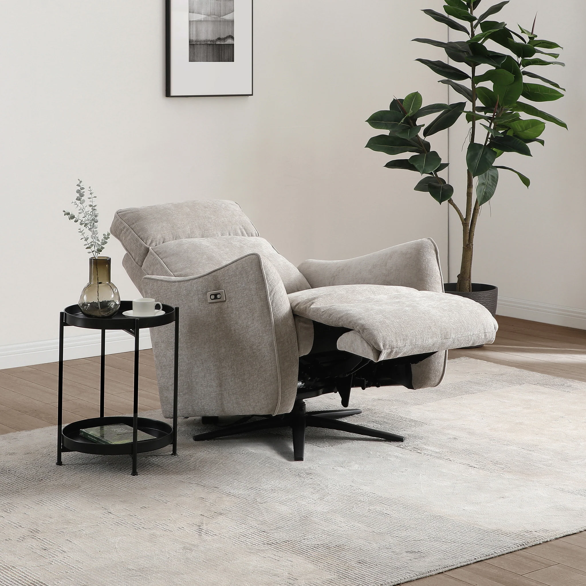 Whitmore Swivel Power Recliner Chair - Image 7