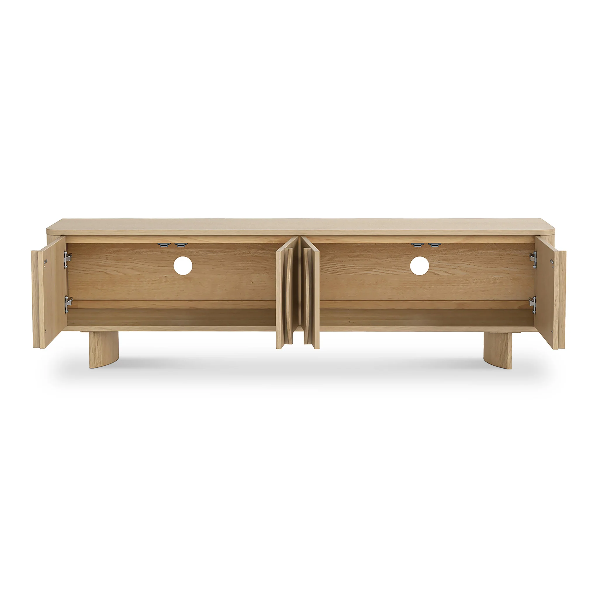 Whitstone Oak 180cm TV Unit - Image 4