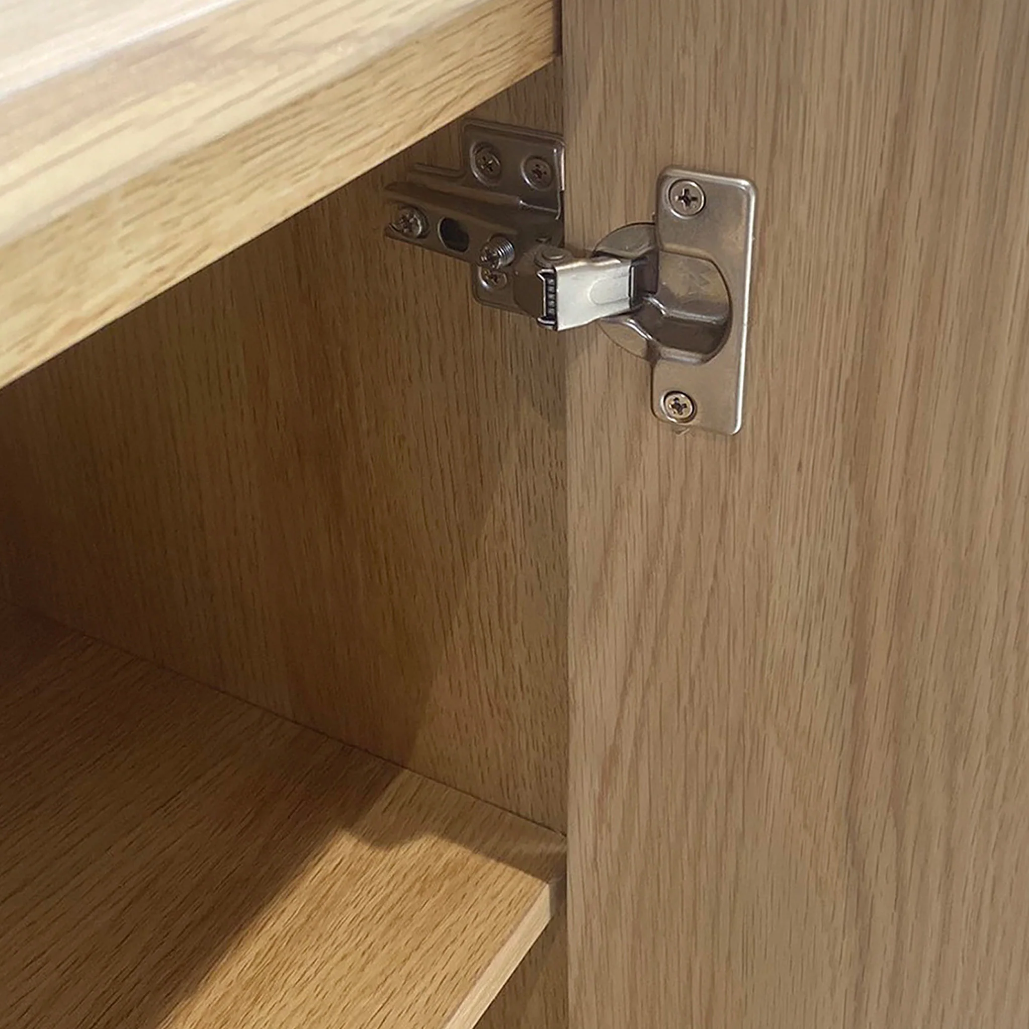 Whitstone Oak 2 Door Small Sideboard - Image 8
