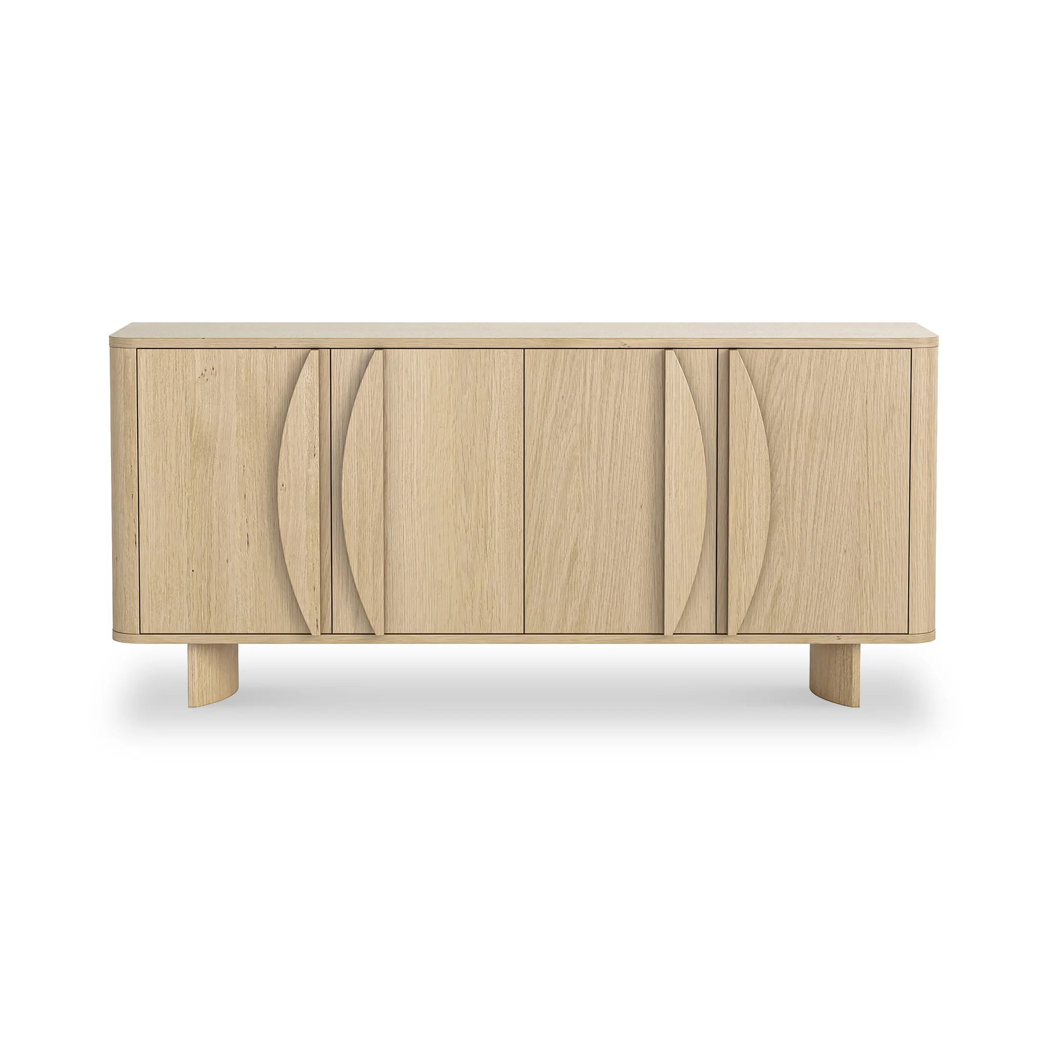 Whitstone Oak 4 Door Large Sideboard - Image 3