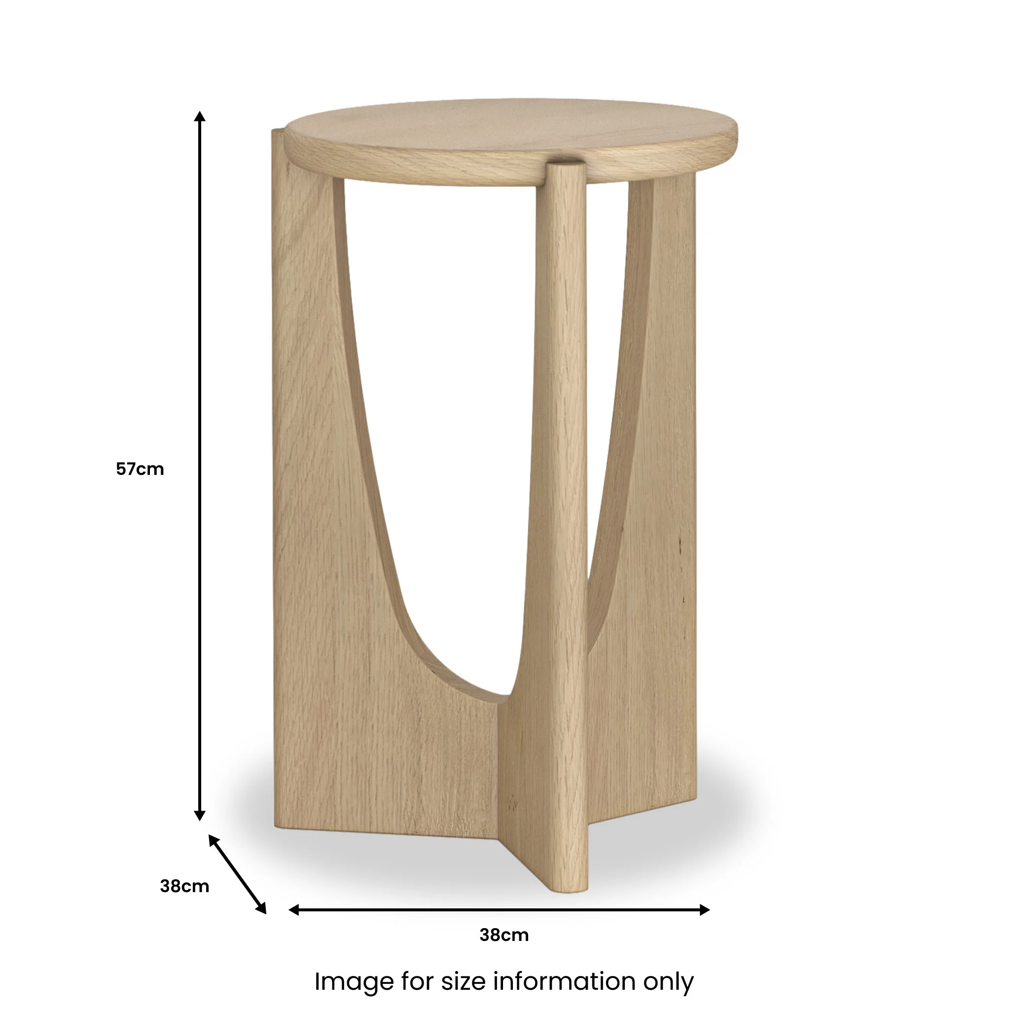Whitstone Oak Side Table - Image 9