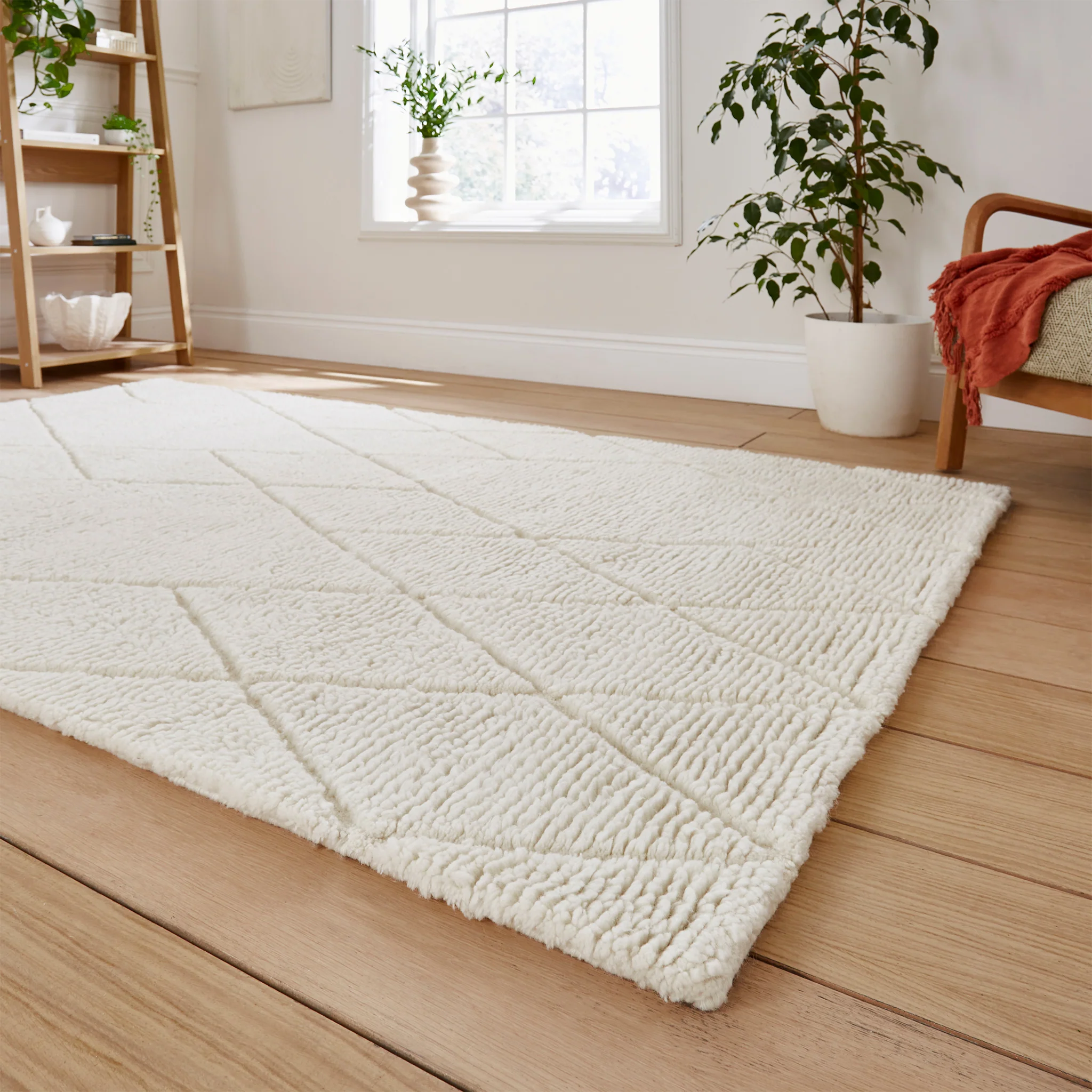 Wilburn Diamond Wool Rug - Image 3