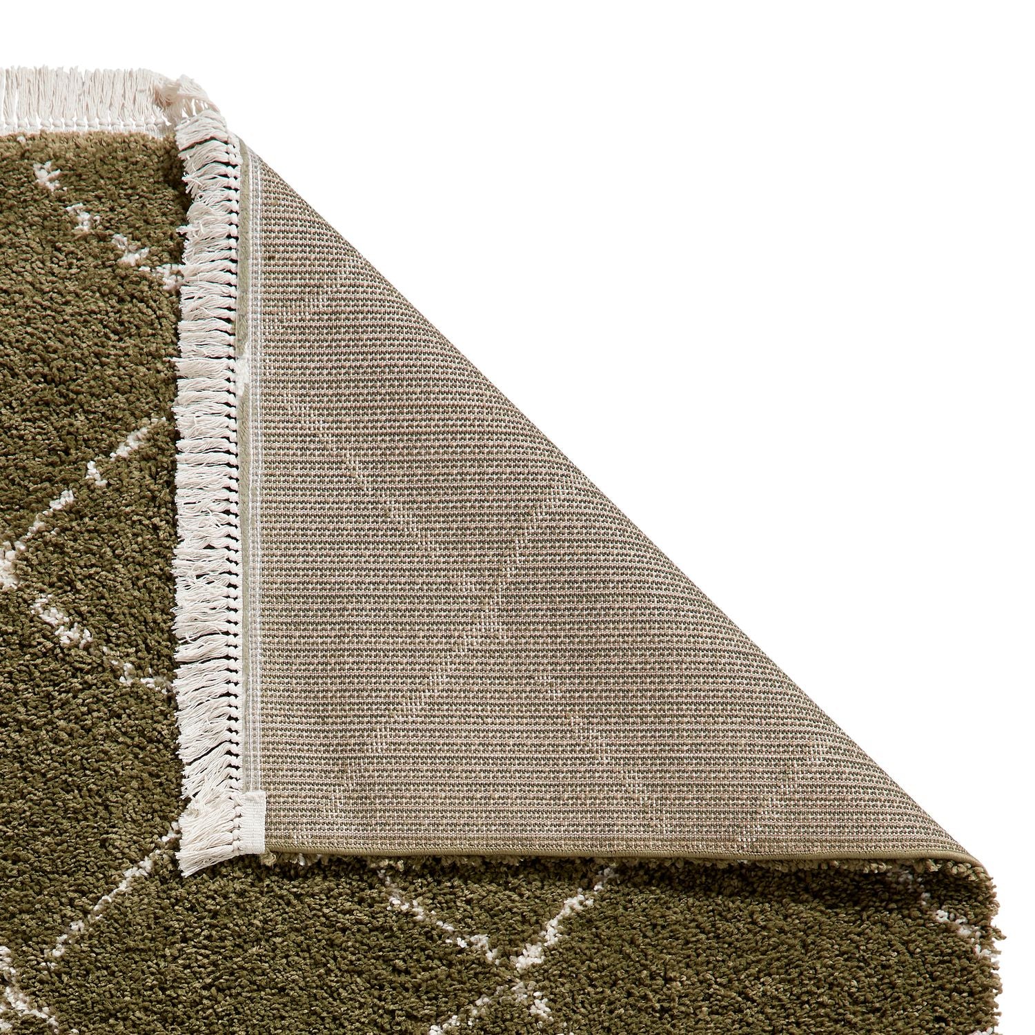 Willow Shaggy Tasselled Diamond Rug - Image 28