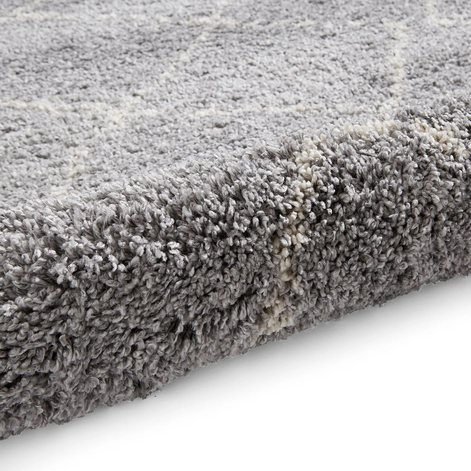 Willow Shaggy Tasselled Diamond Rug - Image 46