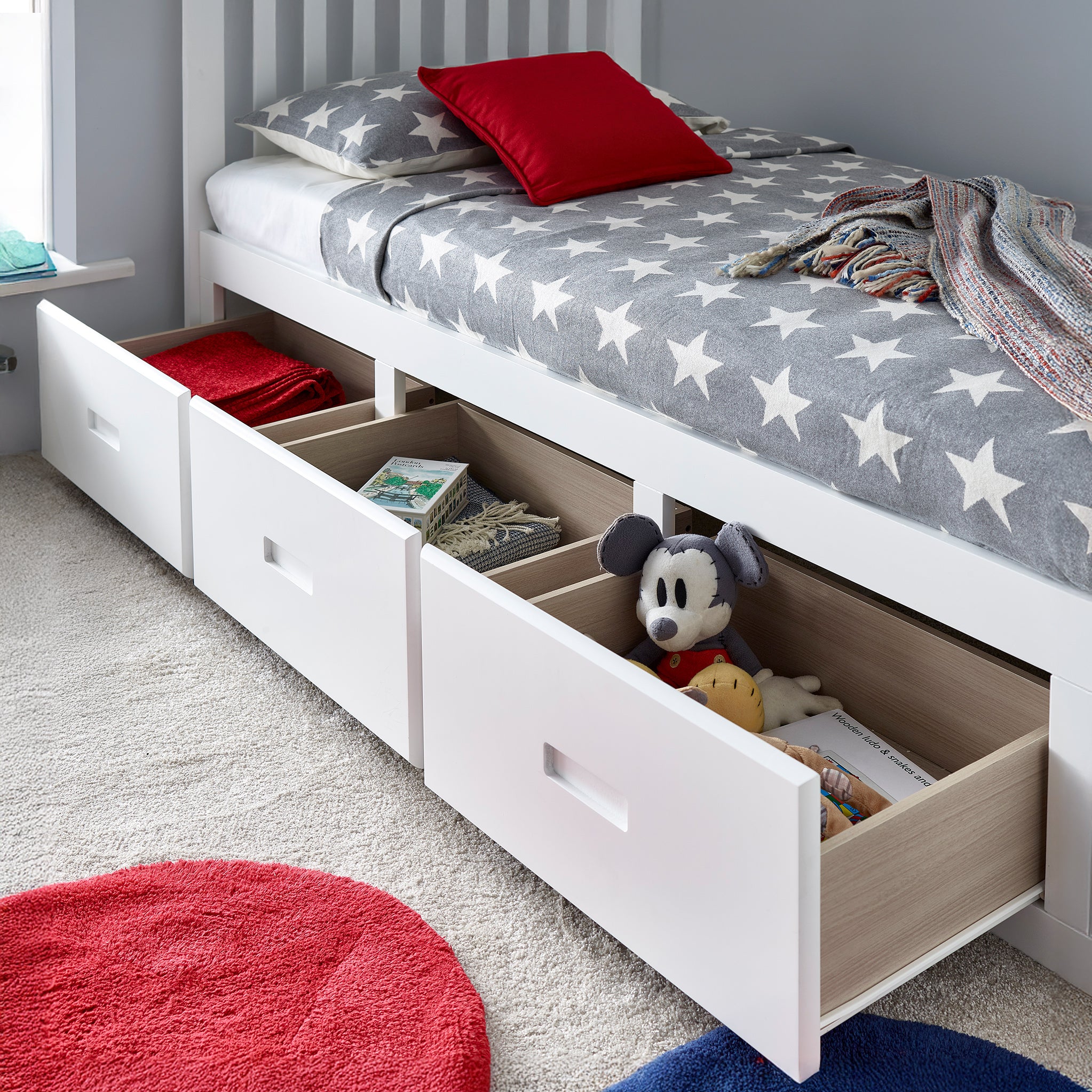 Wilson Wooden 3 Drawer Kids Bed Frame - Image 7