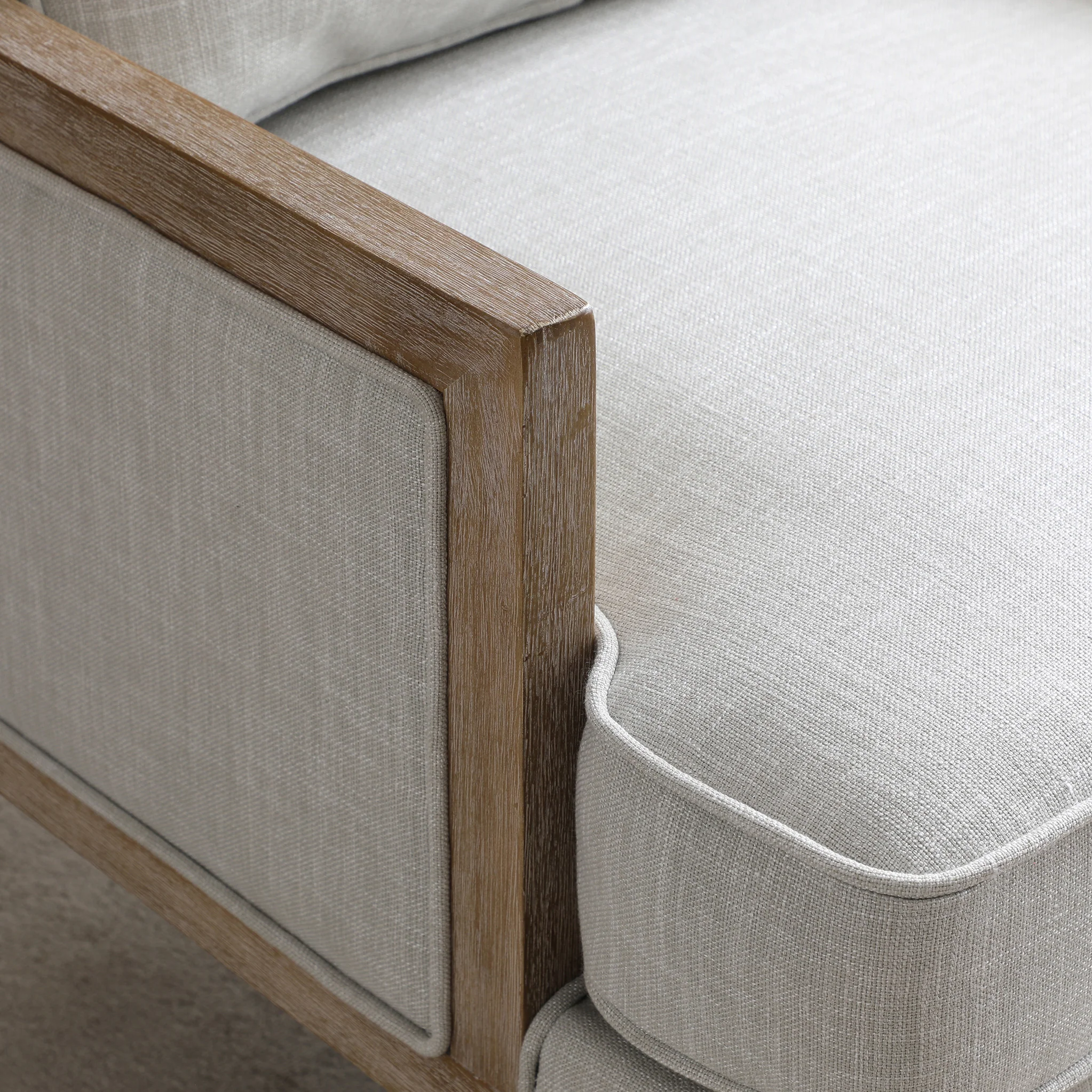 Winchester Textured Linen Accent Chair - Image 5