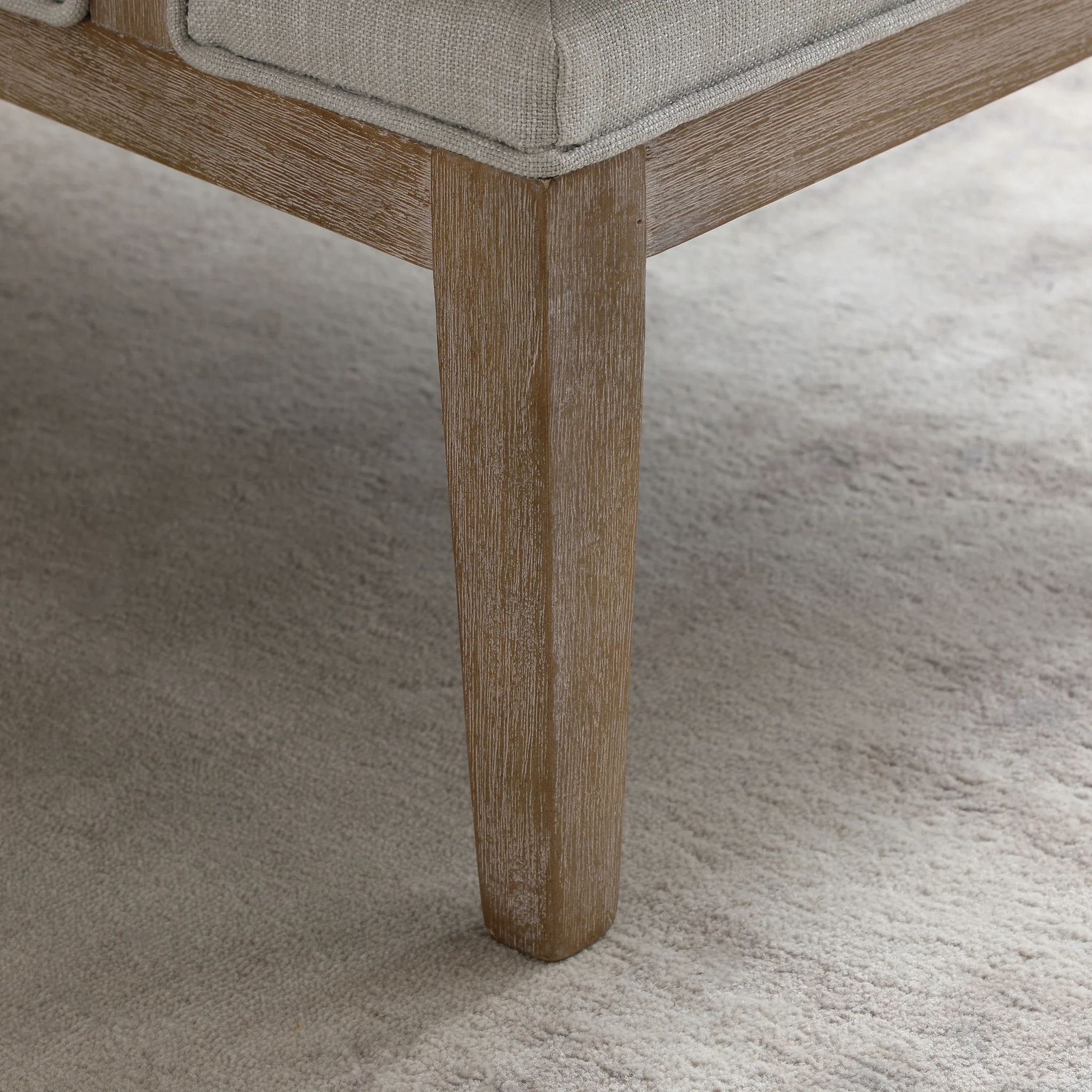 Winchester Textured Linen Accent Chair - Image 8