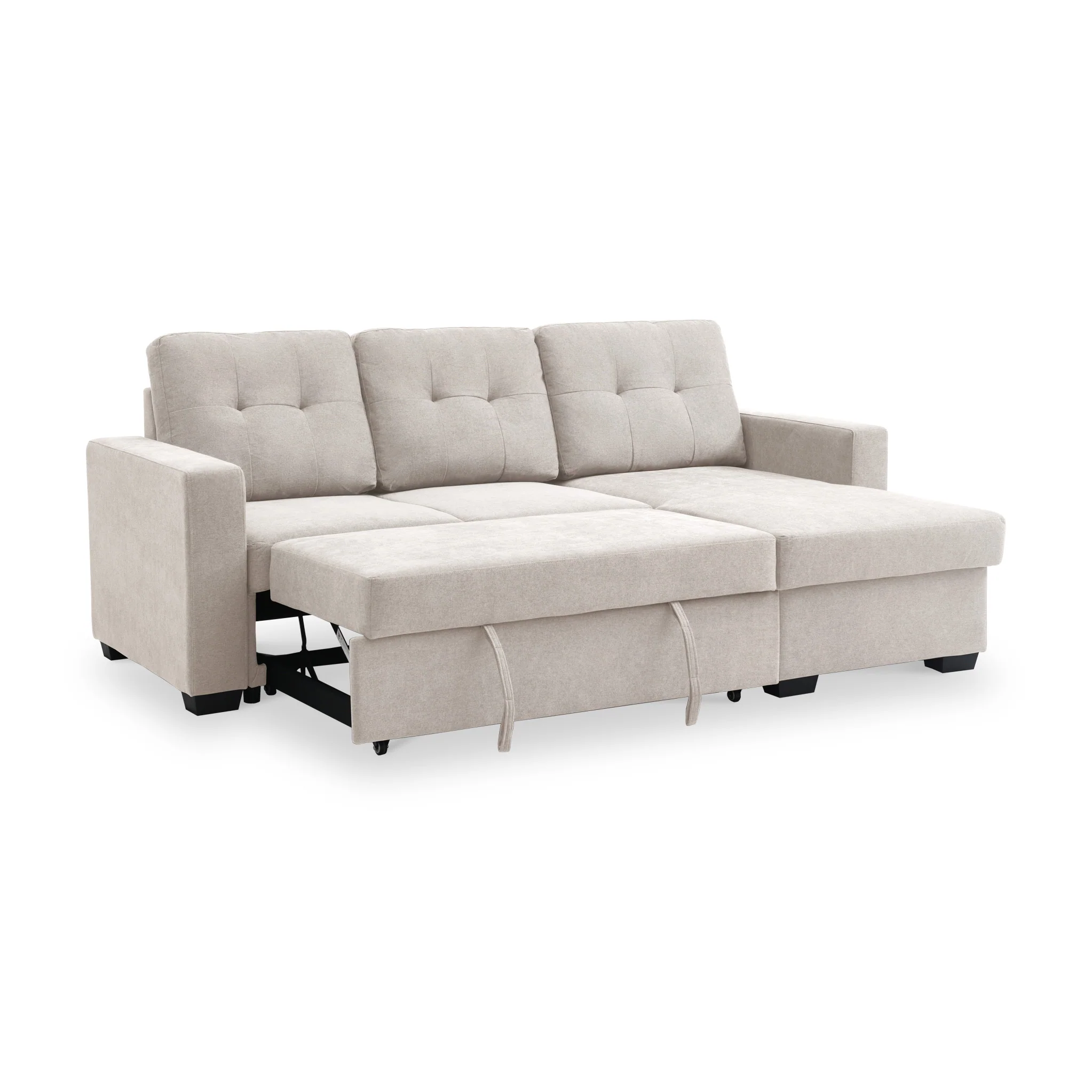 Winslet Button Back Chaise Sofa Bed - Image 14
