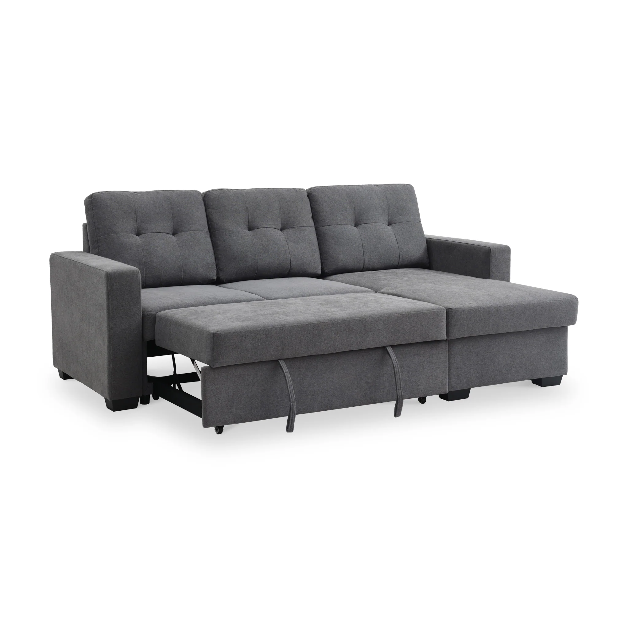 Winslet Button Back Chaise Sofa Bed - Image 4
