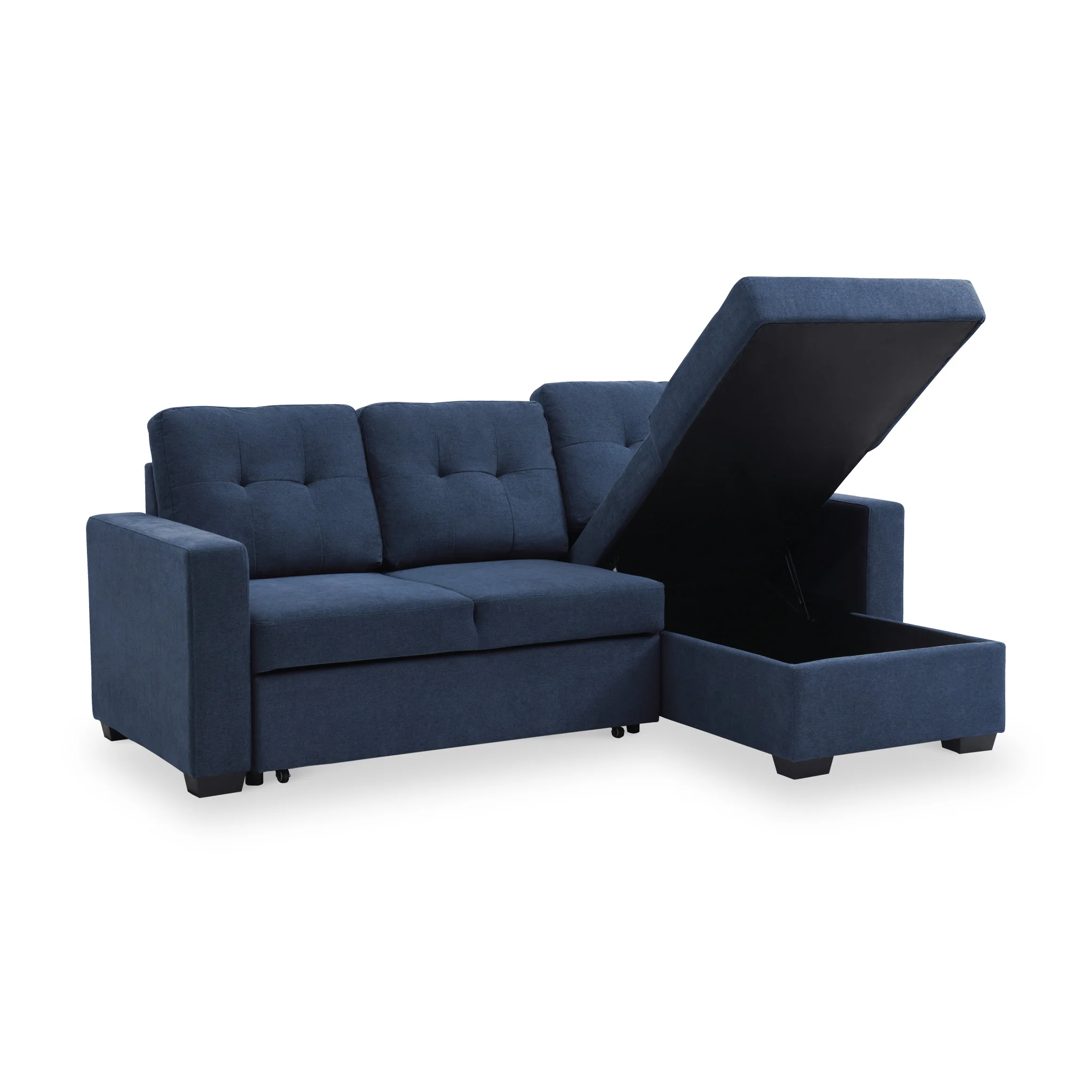 Winslet Button Back Chaise Sofa Bed - Image 8