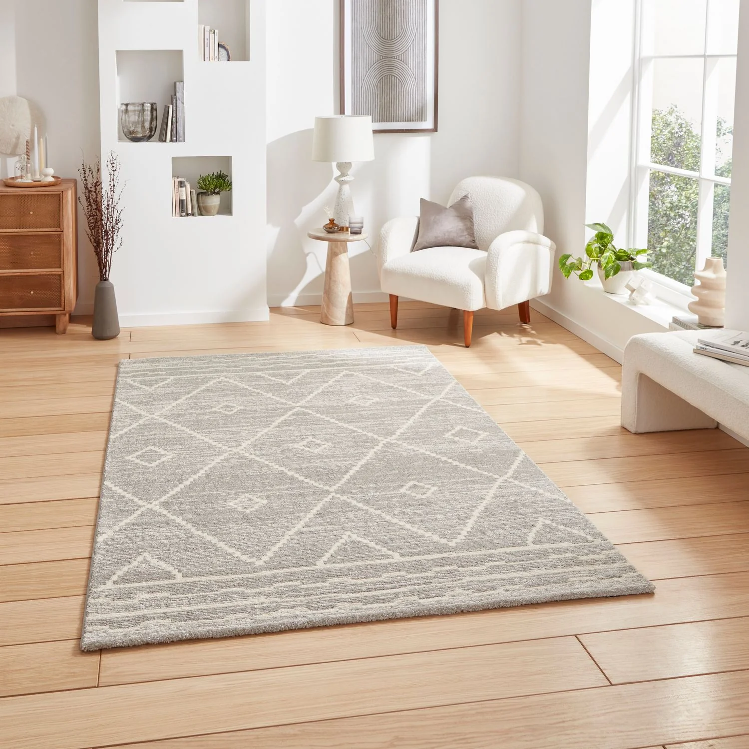 Winslow Geometric Berber Rug - Image 2
