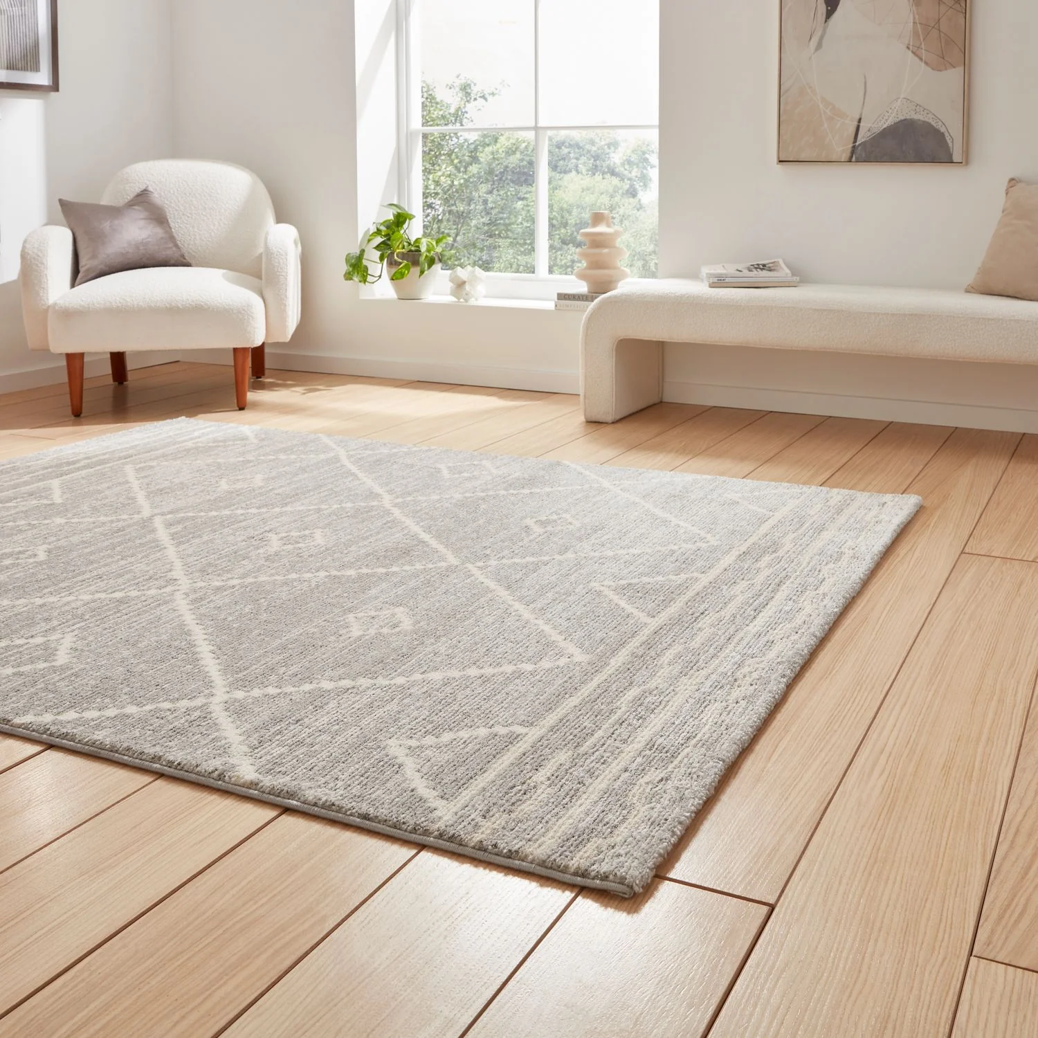 Winslow Geometric Berber Rug - Image 3