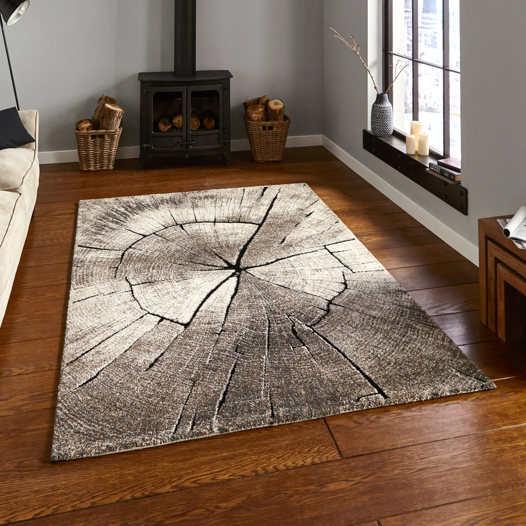 Woodland Tree Patterned Rug - Image 2
