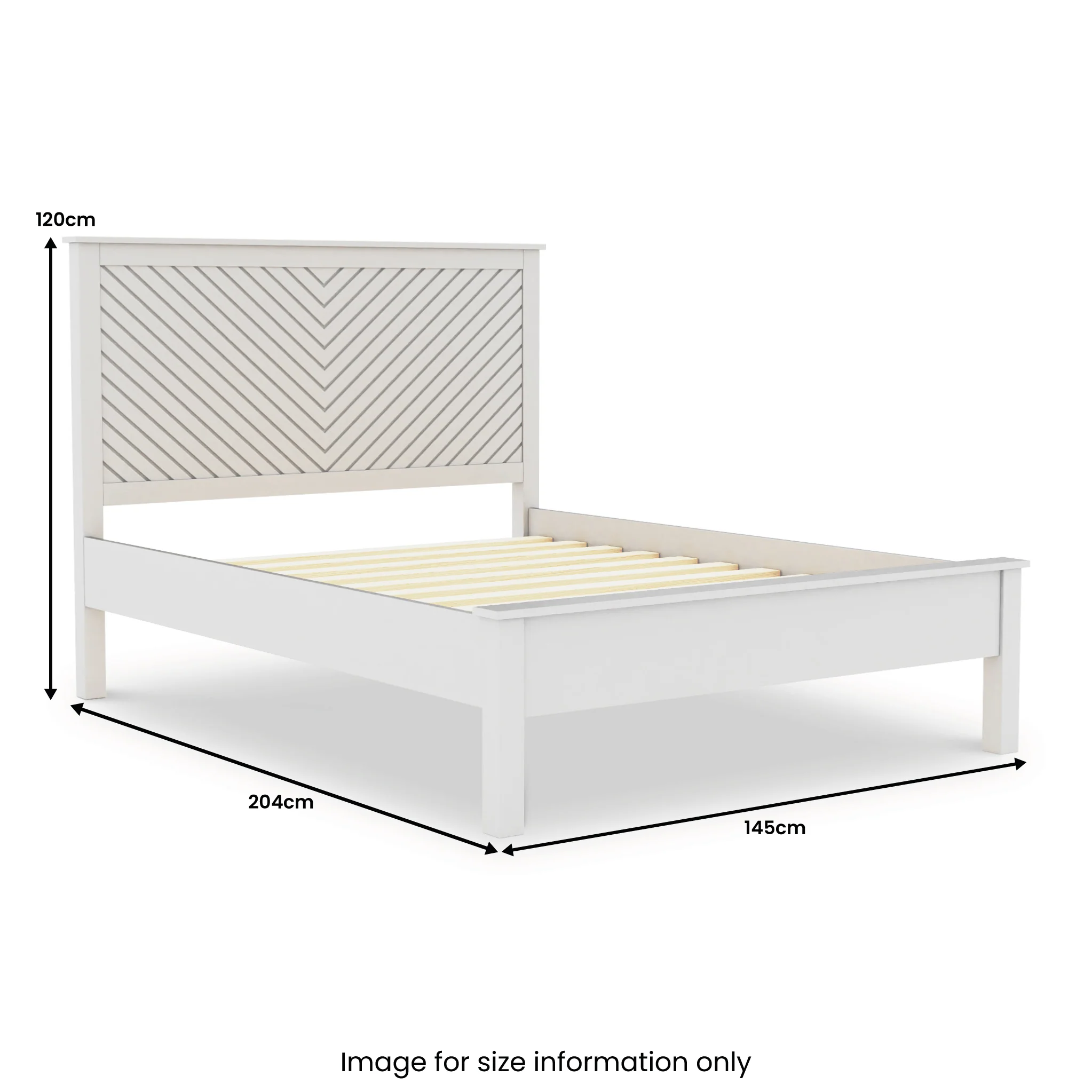 Wotton Chevron Bed Frame - Image 6