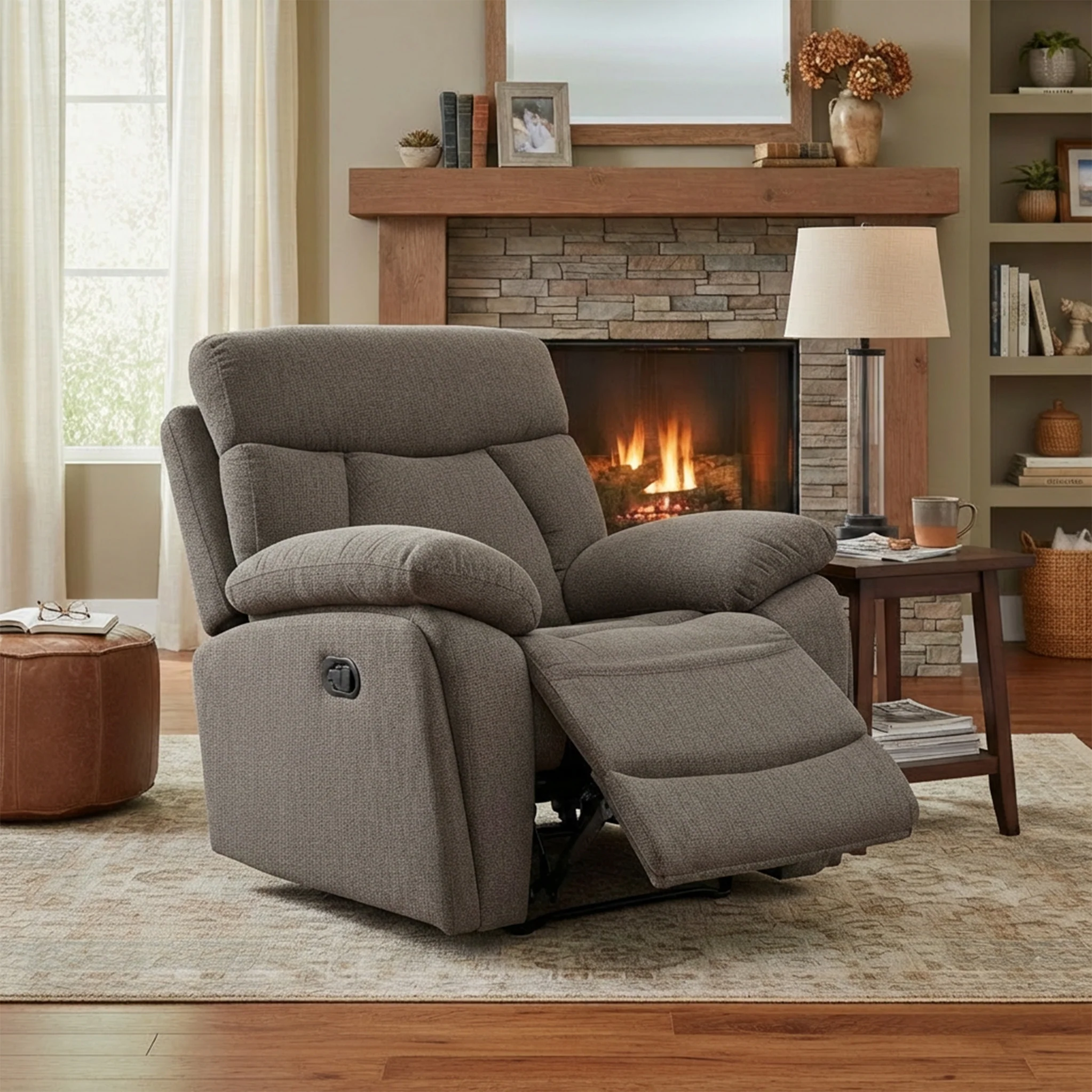 Yarbury Manual Recliner Armchair - Image 2