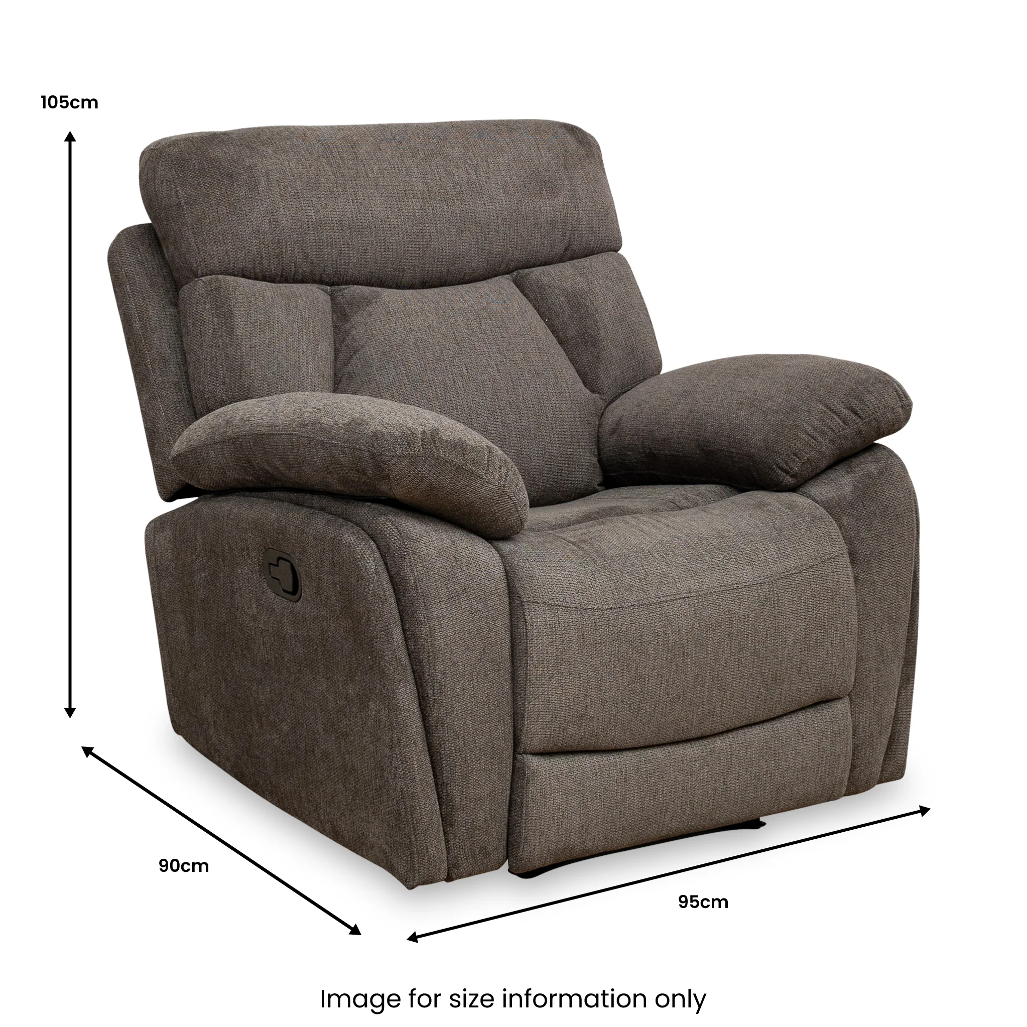 Yarbury Manual Recliner Armchair - Image 5