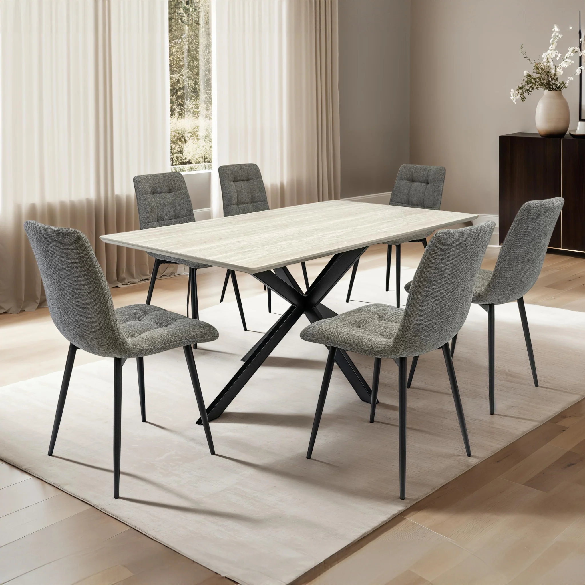 Yates  Textured Dining Chair - Image 2