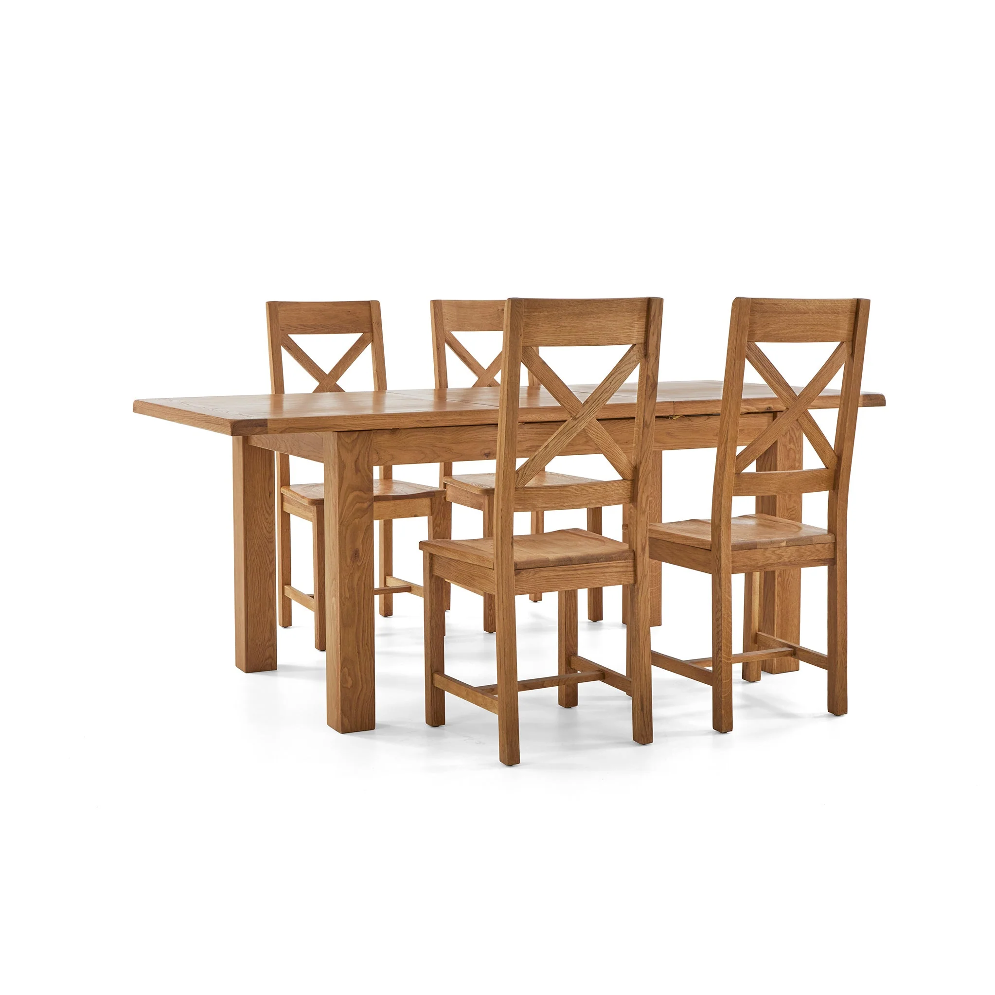 Zelah Oak 150-200cm Extending Dining Table - Image 10