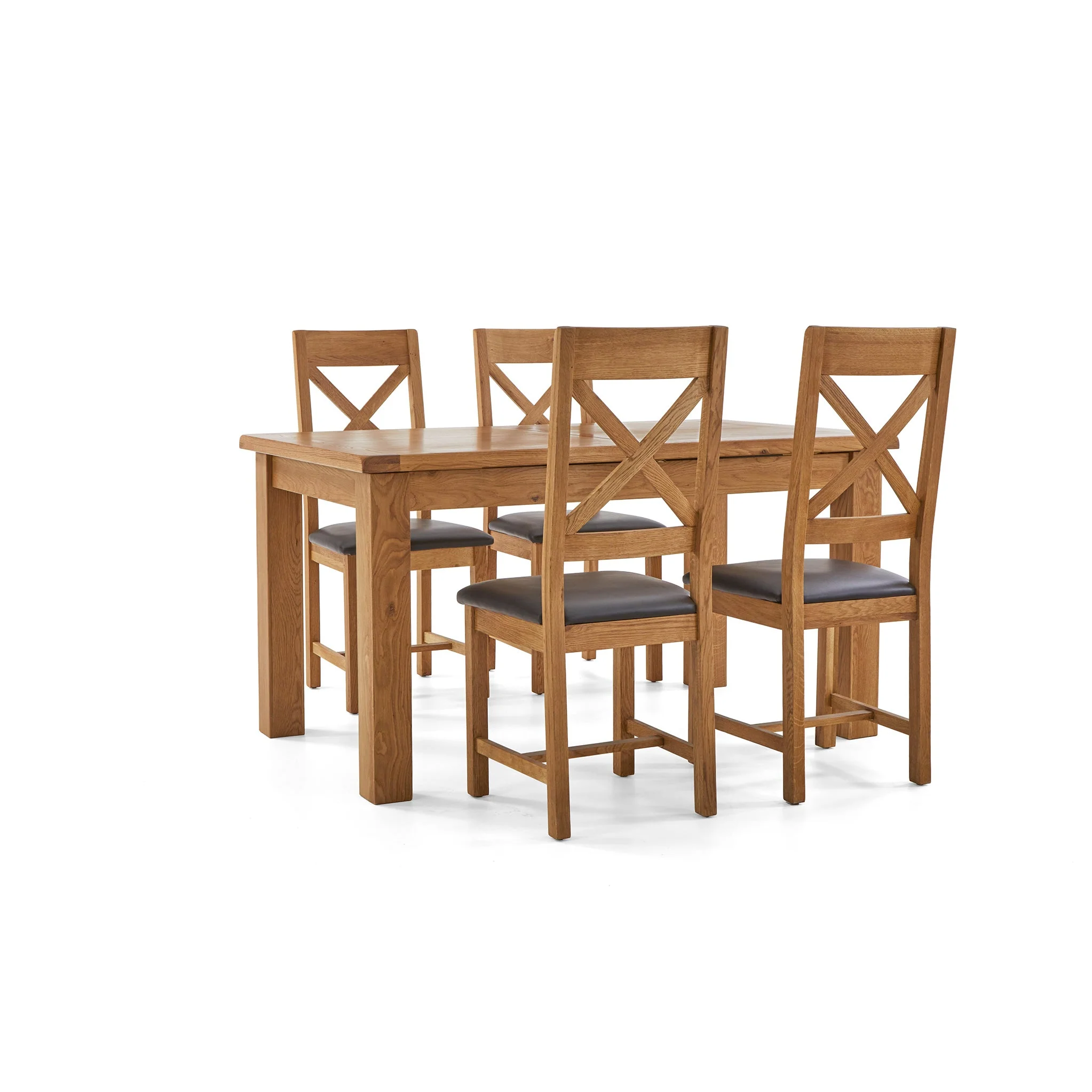 Zelah Oak 150-200cm Extending Dining Table - Image 12