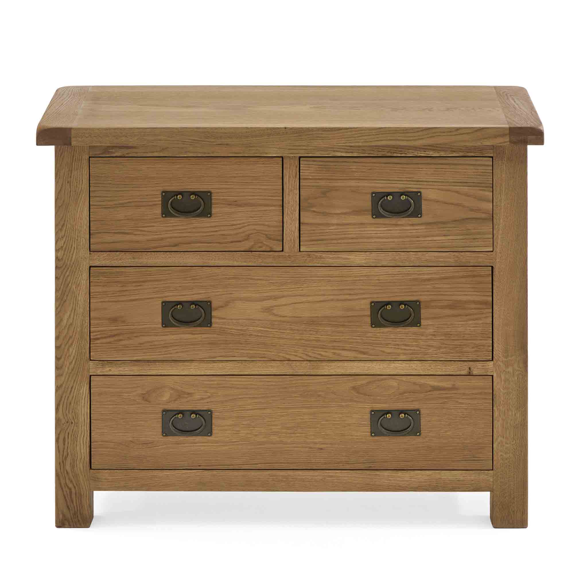 Zelah Oak 2 Over 2 Drawer Chest - Image 5