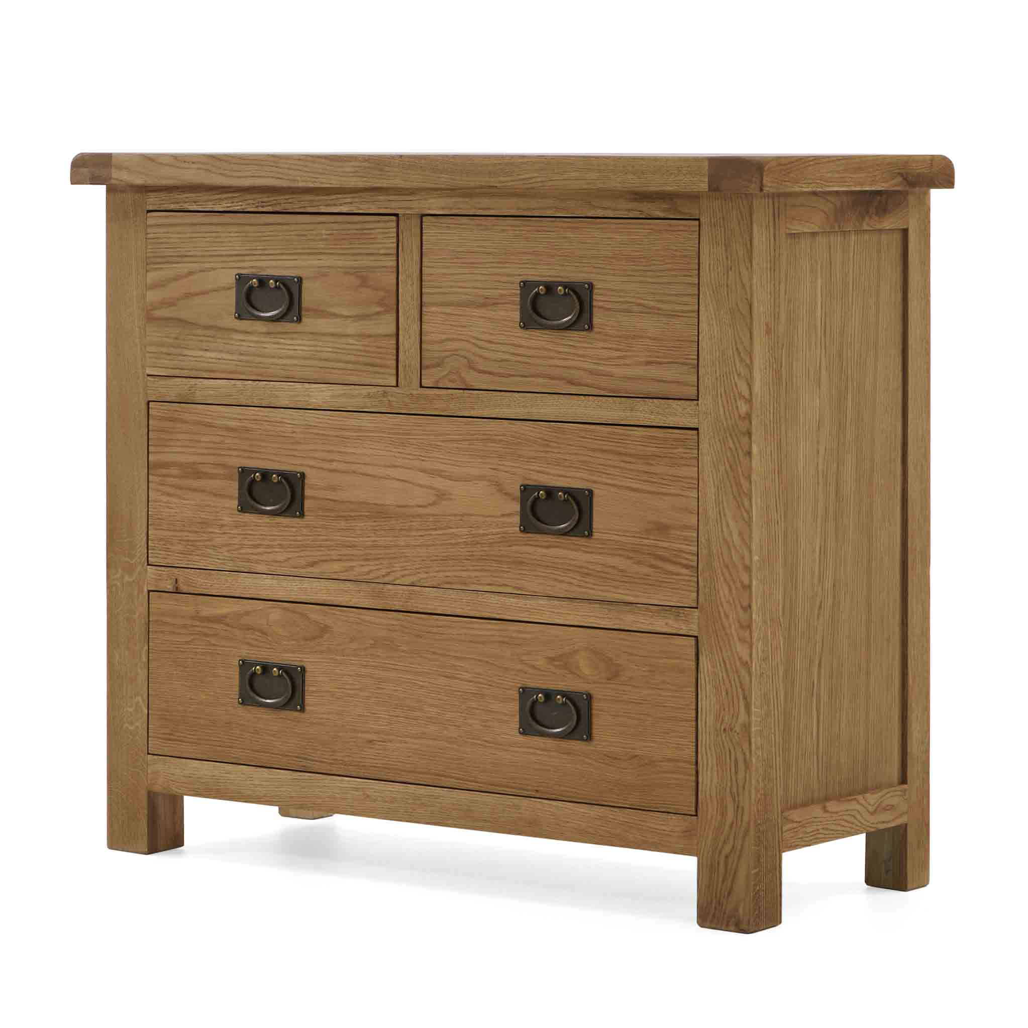 Zelah Oak 2 Over 2 Drawer Chest - Image 6