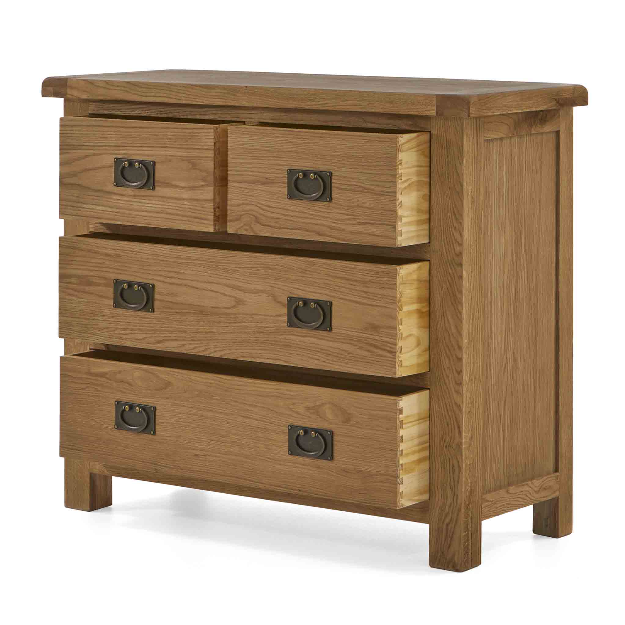 Zelah Oak 2 Over 2 Drawer Chest - Image 7