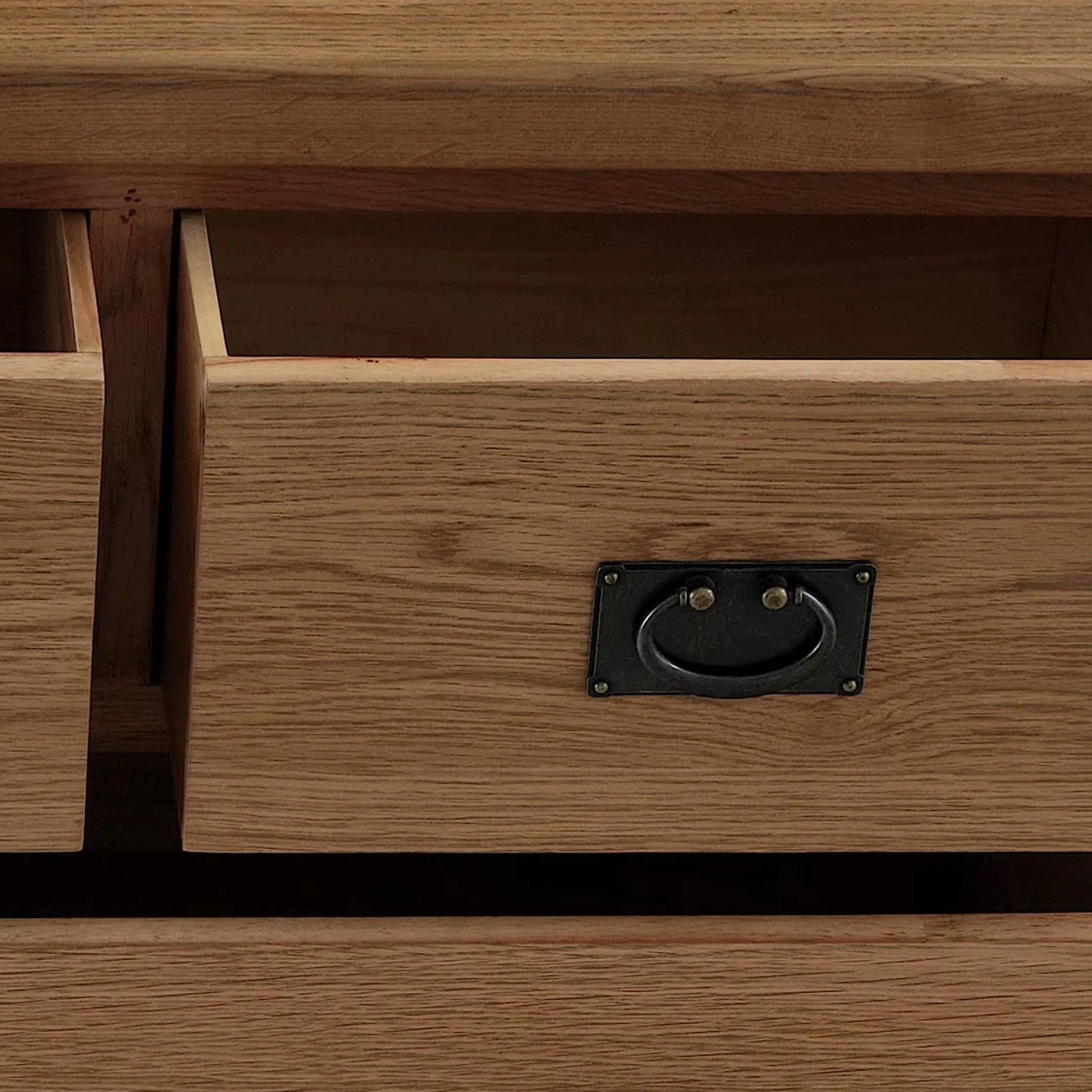 Zelah Oak 2 Over 4 Drawer Chest - Image 5