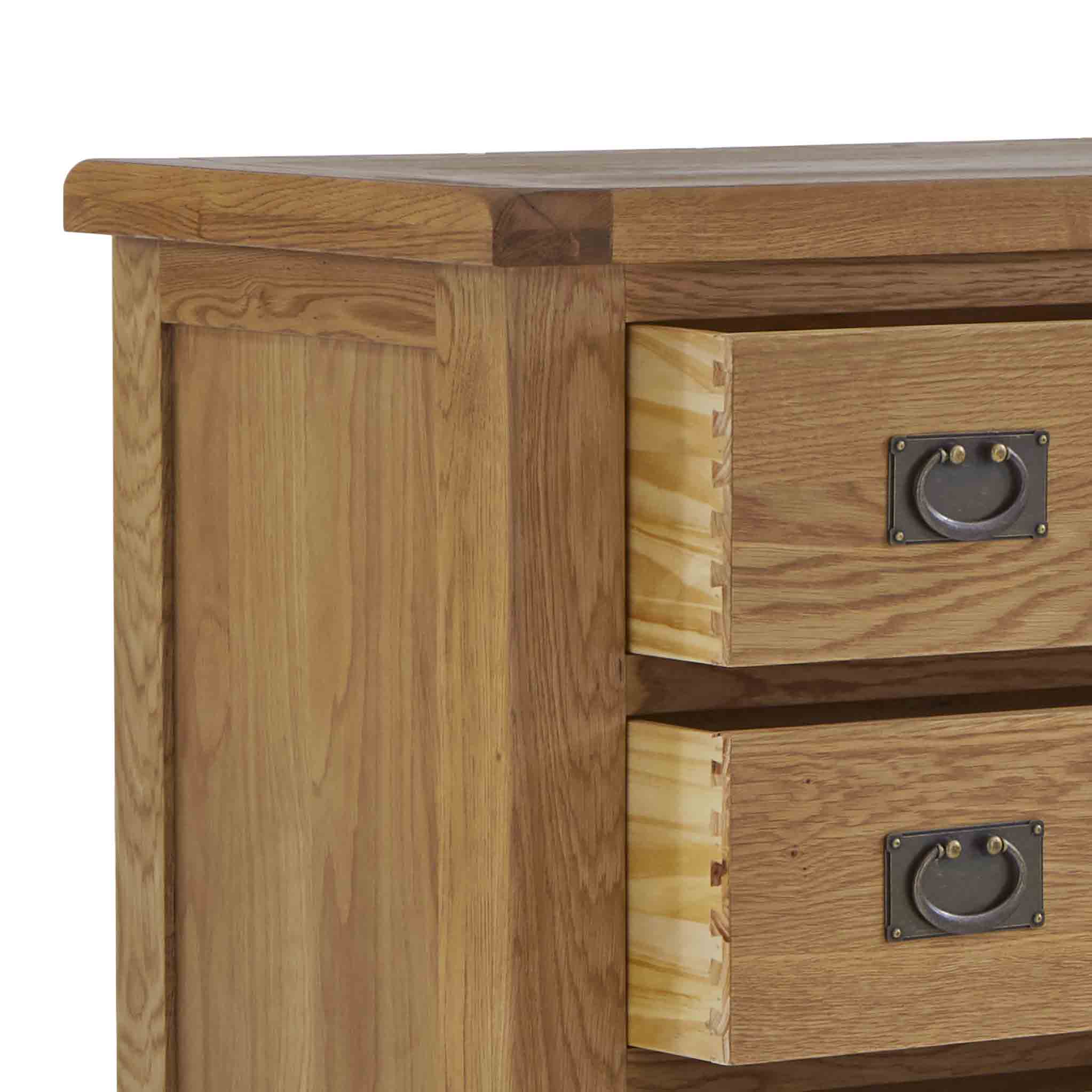 Zelah Oak 3+3 Drawer Chest - Image 15