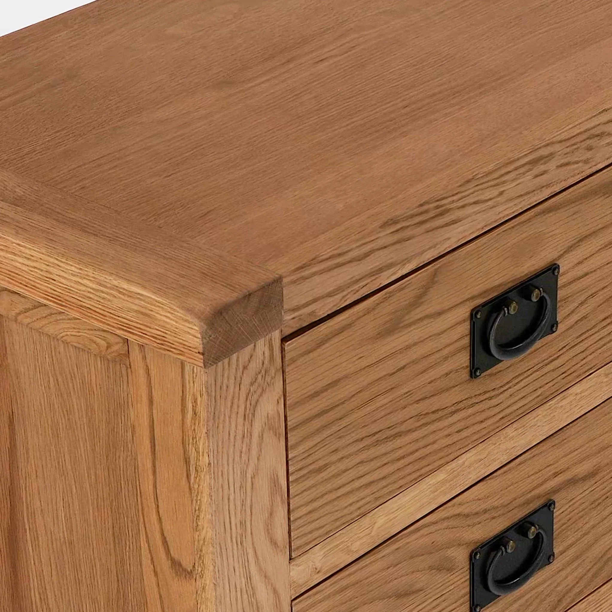 Zelah Oak 3+3 Drawer Chest - Image 8