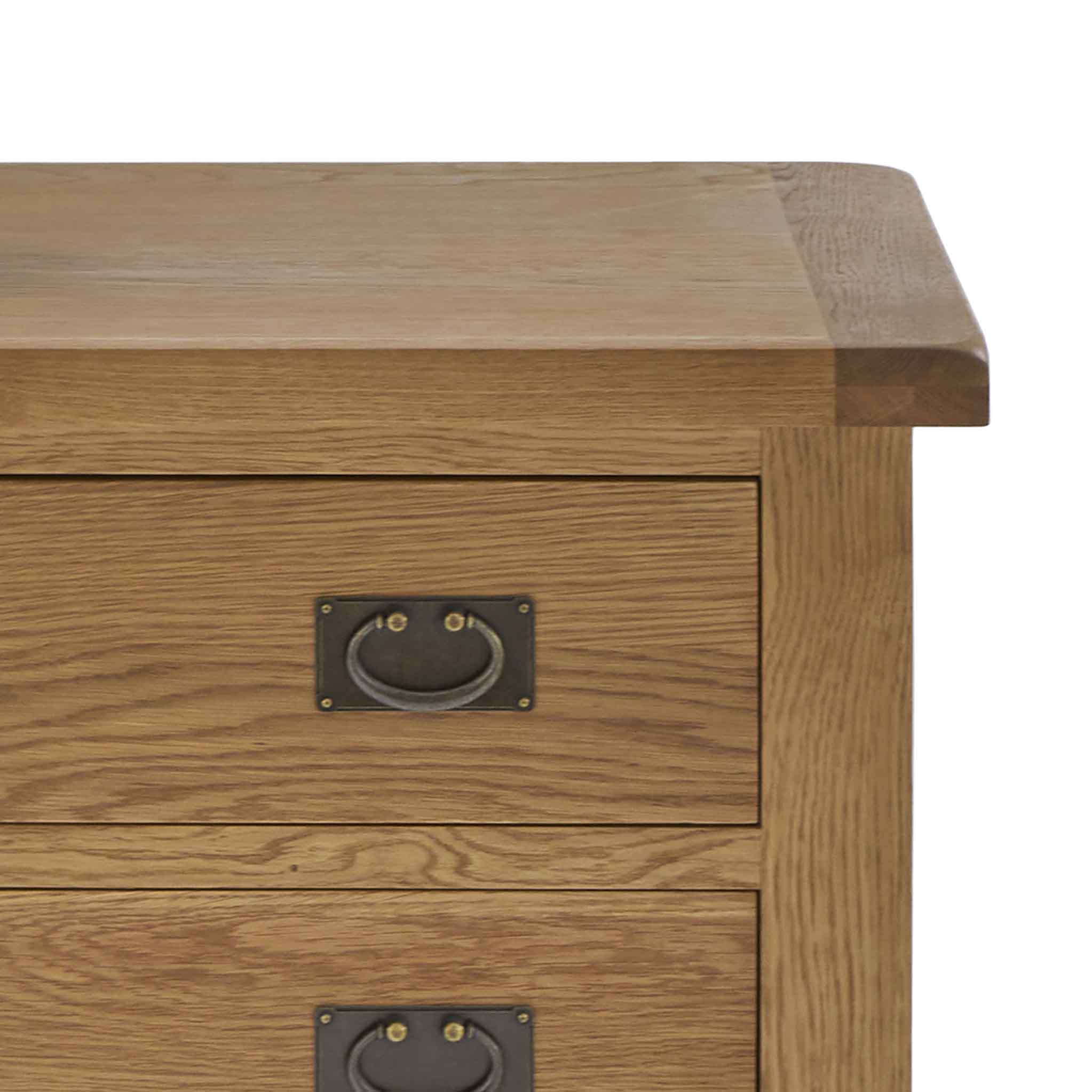 Zelah Oak 3+3 Drawer Chest - Image 9
