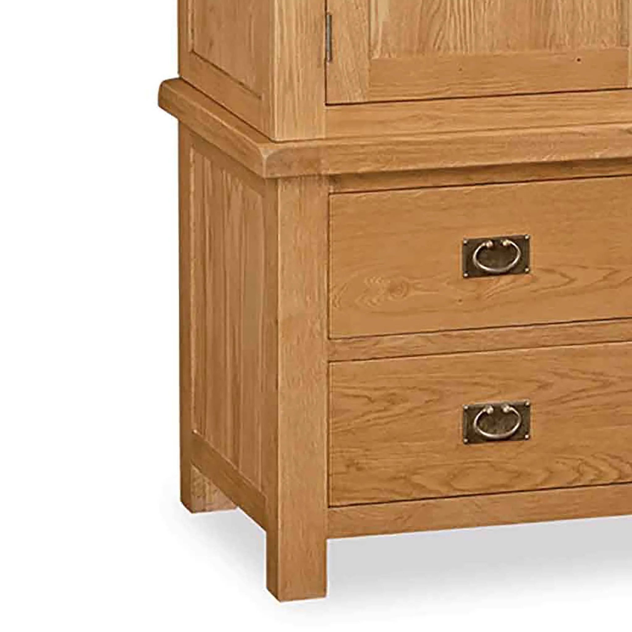 Zelah Oak 3 Drawer Wardrobe - Image 5