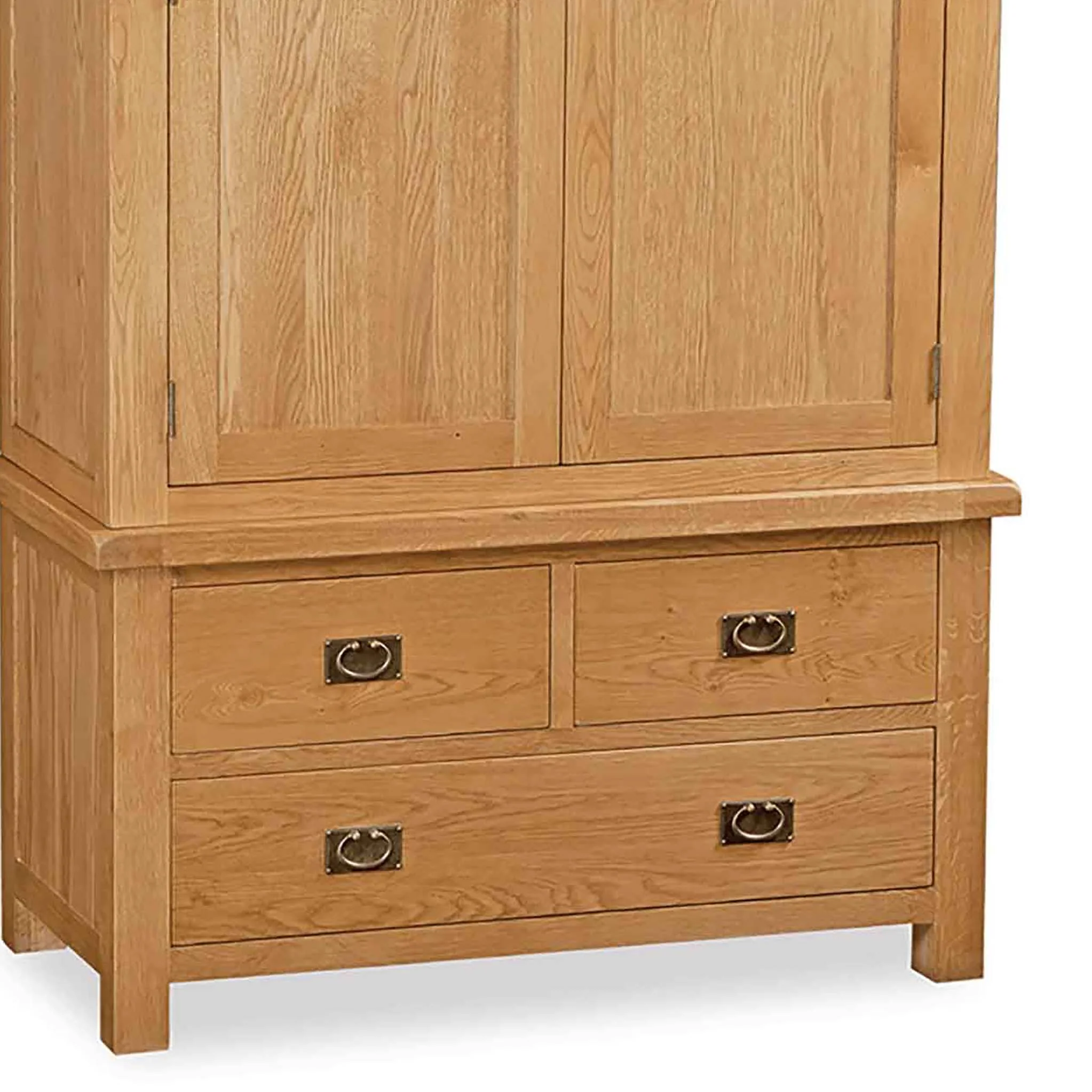 Zelah Oak 3 Drawer Wardrobe - Image 6